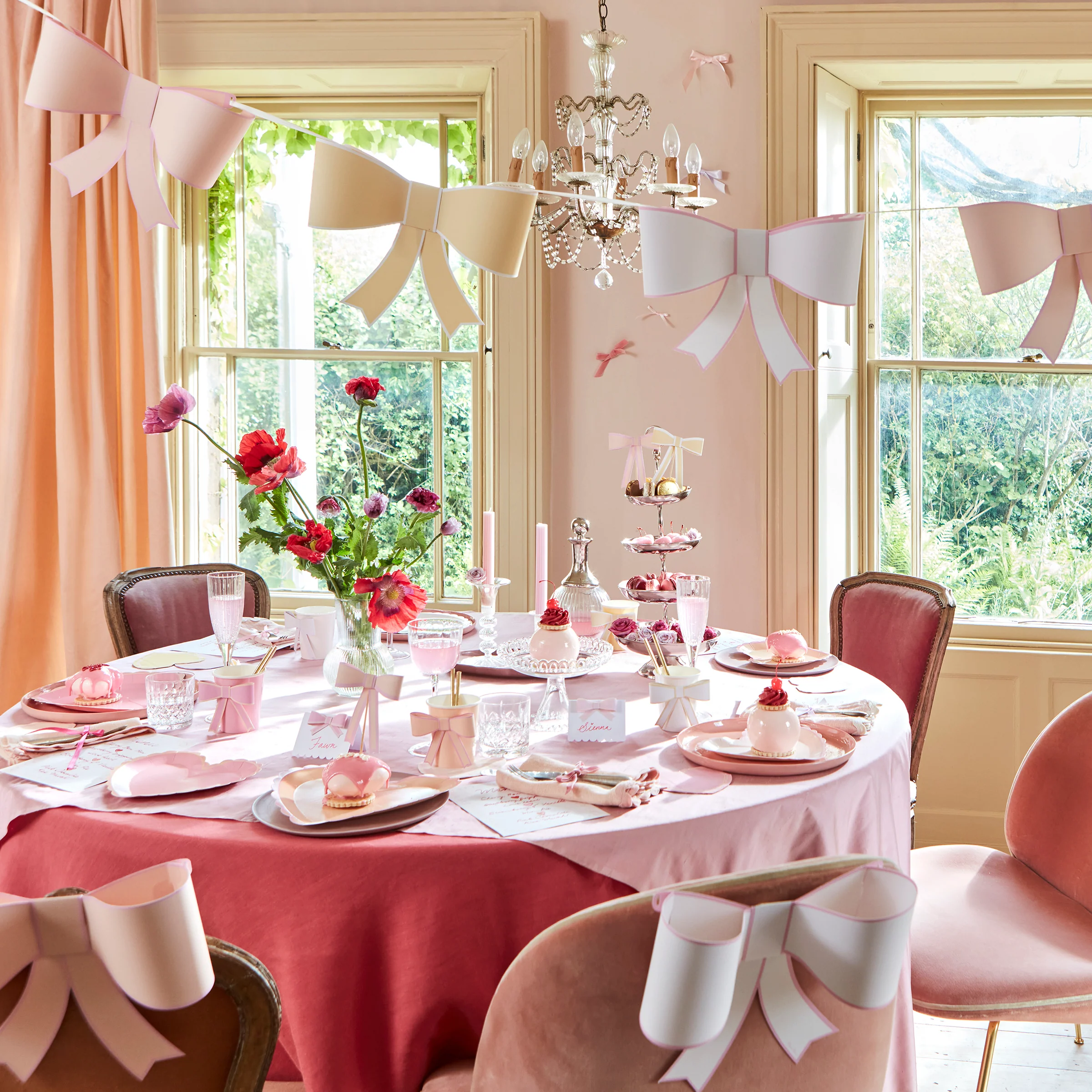 3D Paper Bow Garland - Image 3