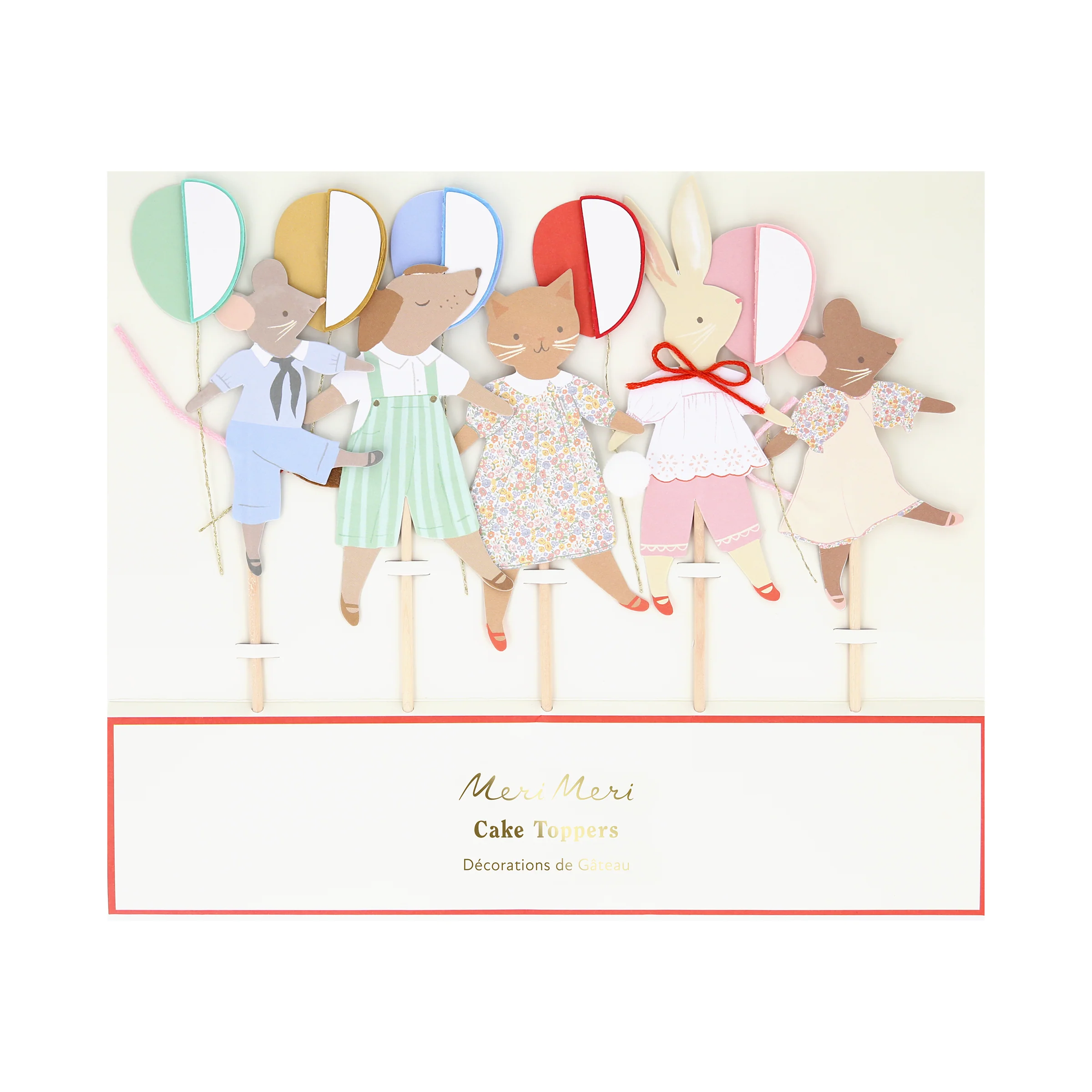 Animal Friends Cake Toppers (x 5) - Image 3