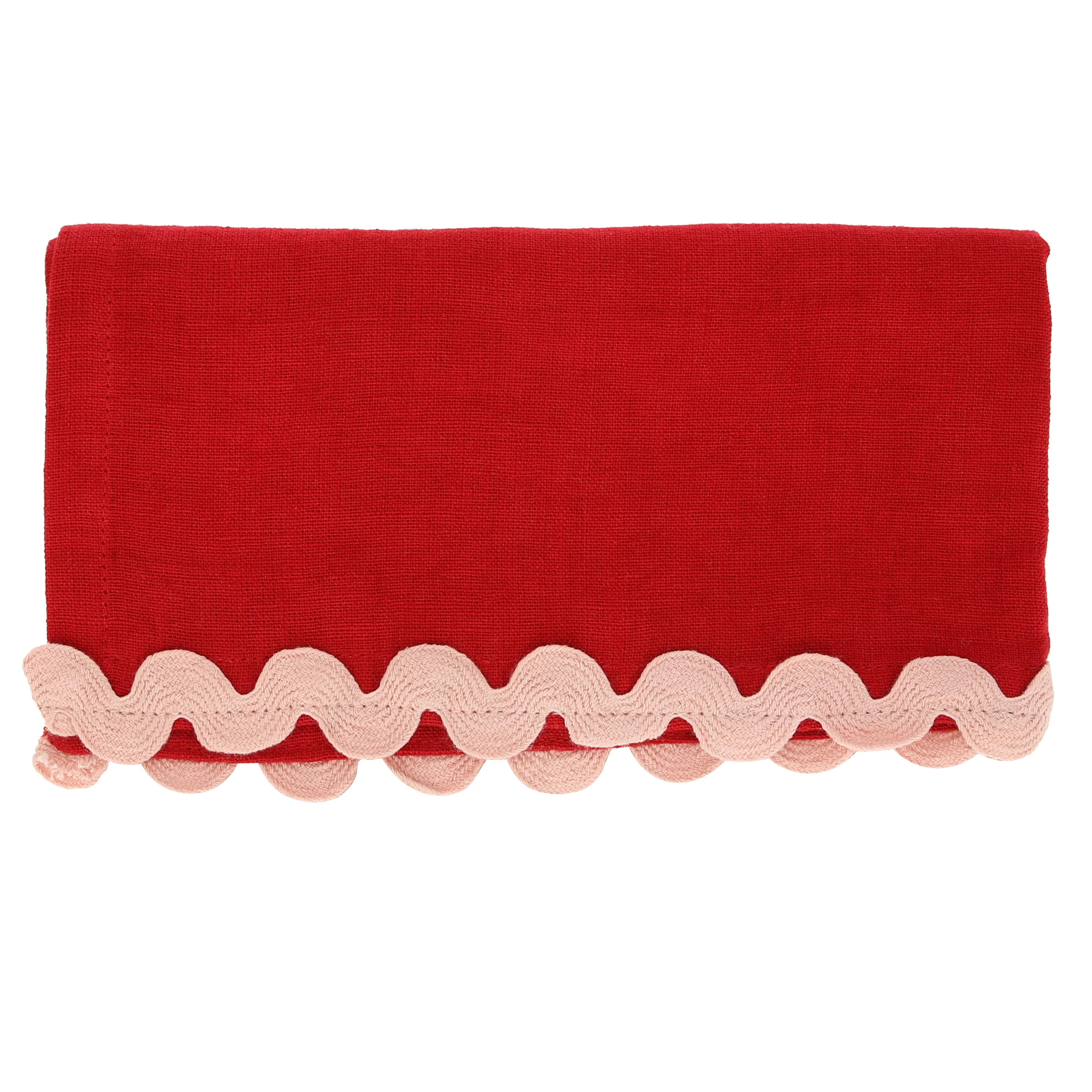 Assorted Ricrac Fabric Napkins (x 4) - Image 5