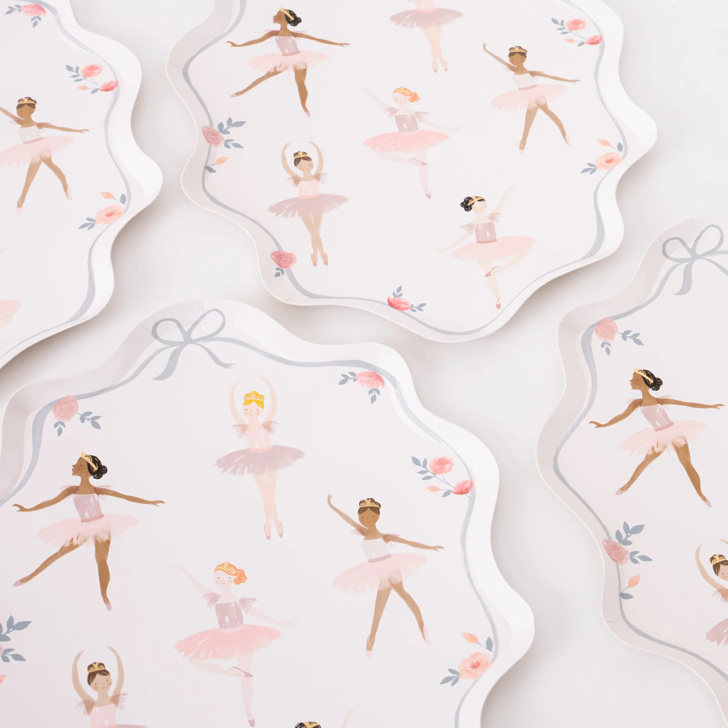Ballerina Plates (x 8) - Image 4
