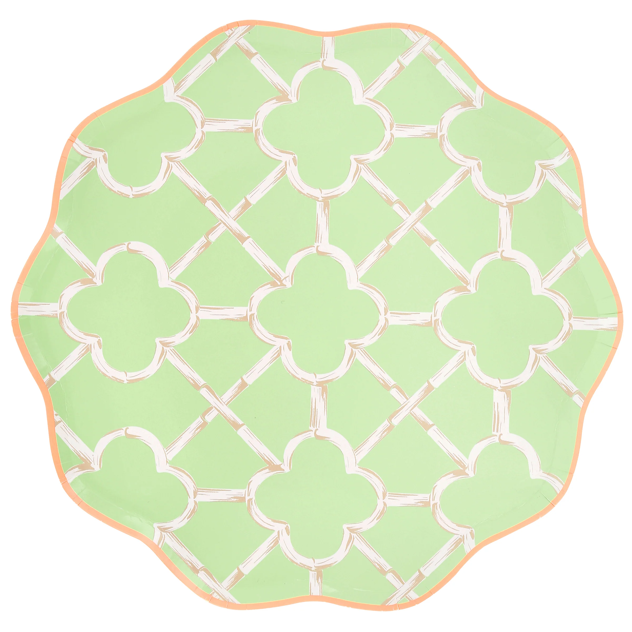 Bamboo Pattern Dinner Plates (x 8) - Image 4