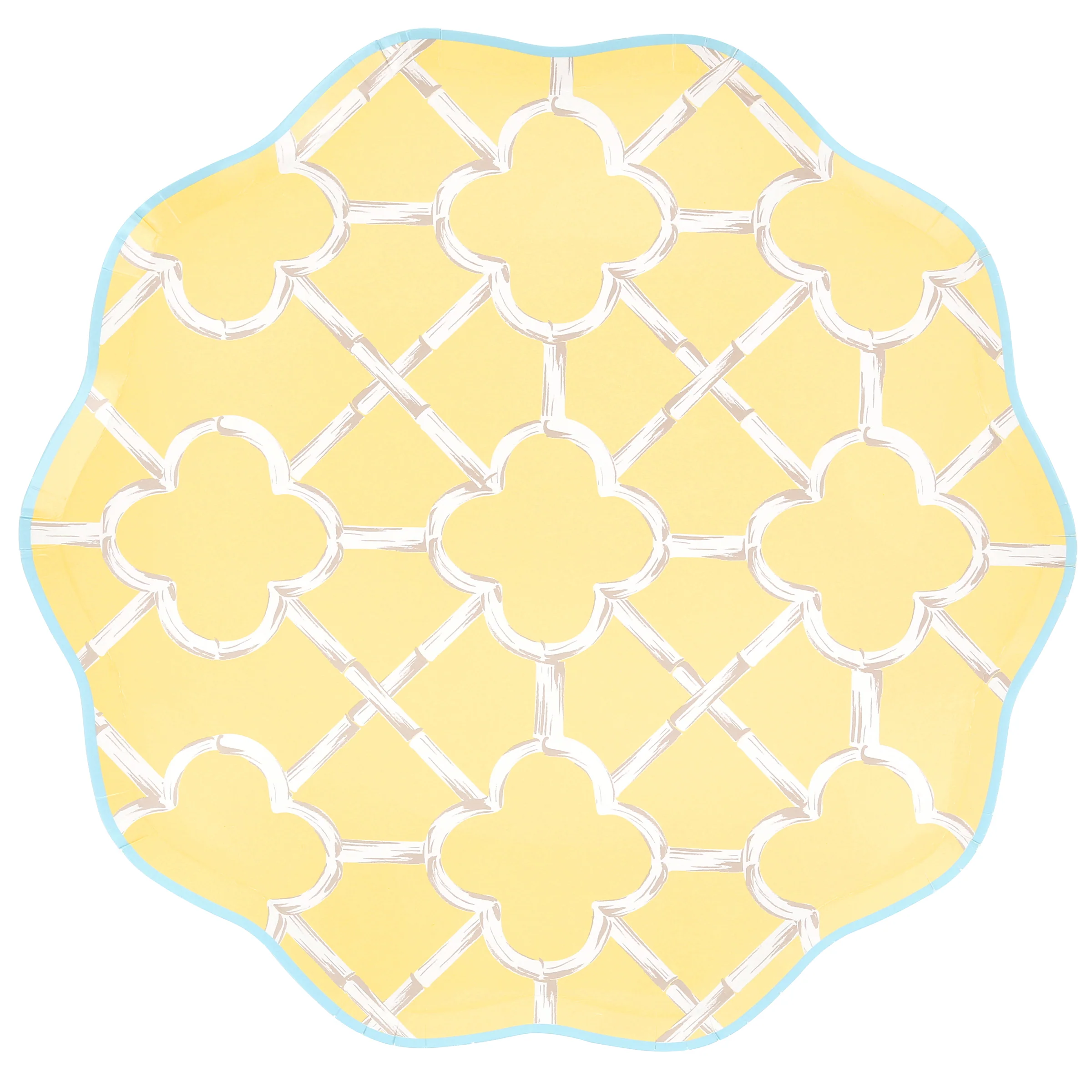 Bamboo Pattern Dinner Plates (x 8) - Image 7