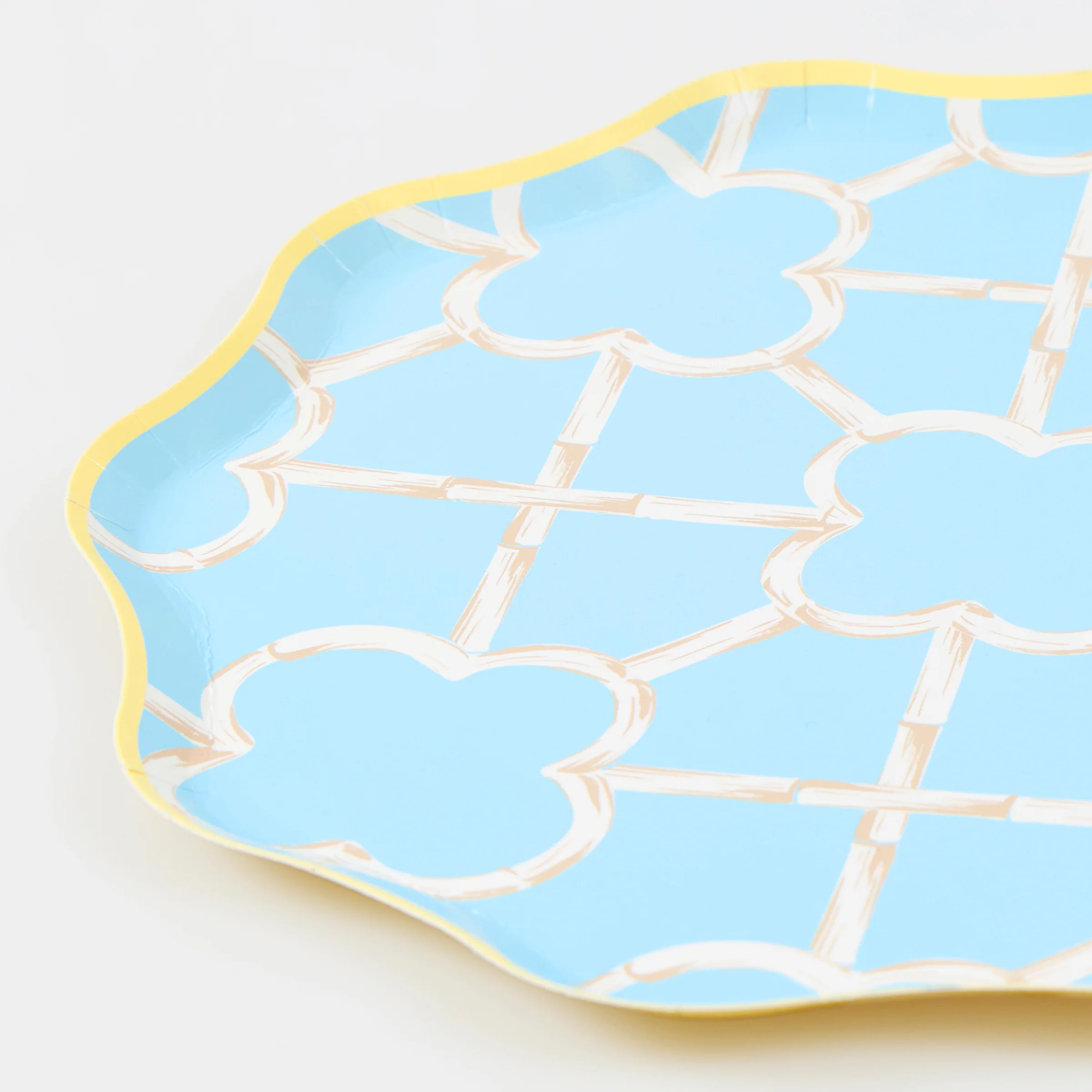 Bamboo Pattern Side Plates (x 8) - Image 3
