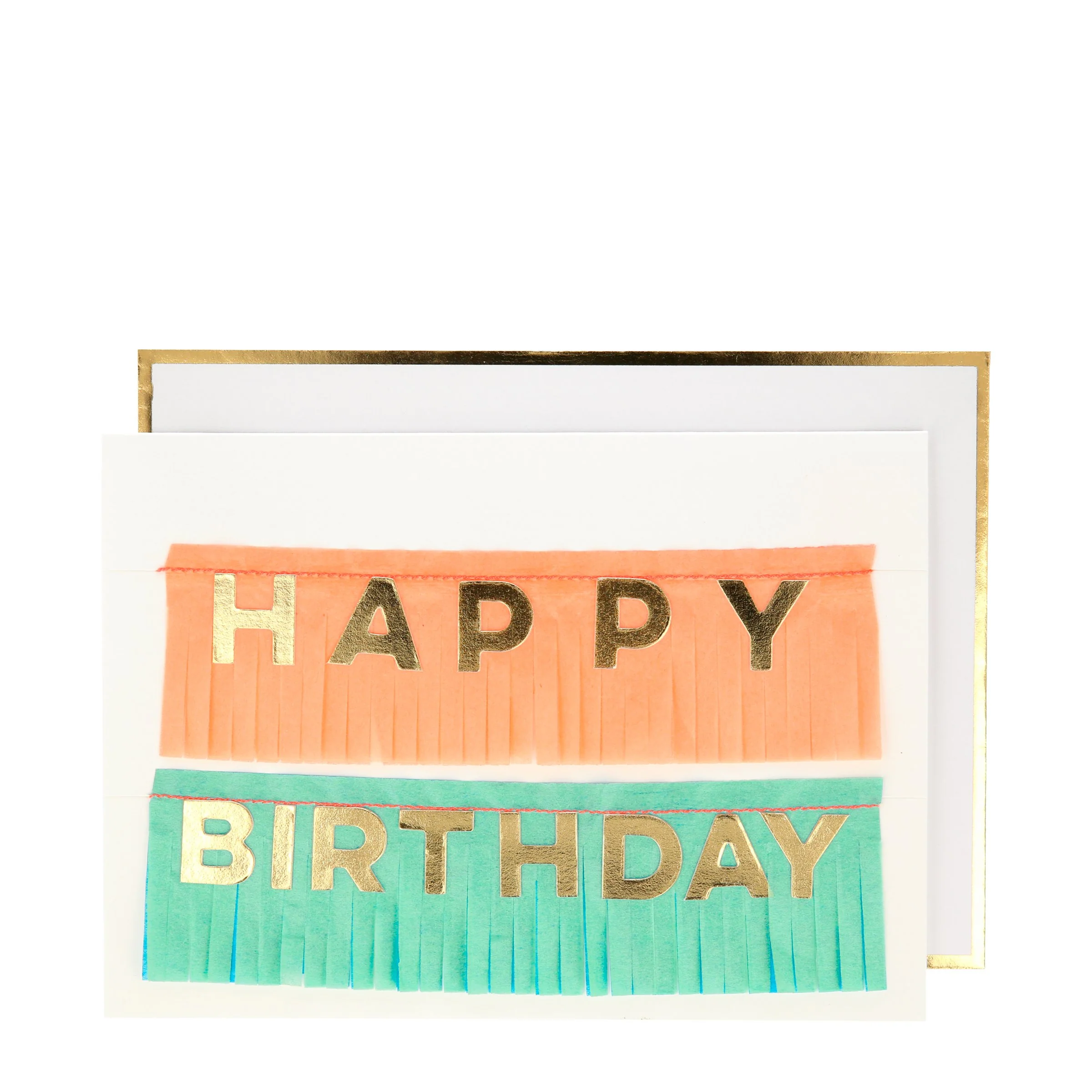 Birthday Fringe Garland Card - Image 2