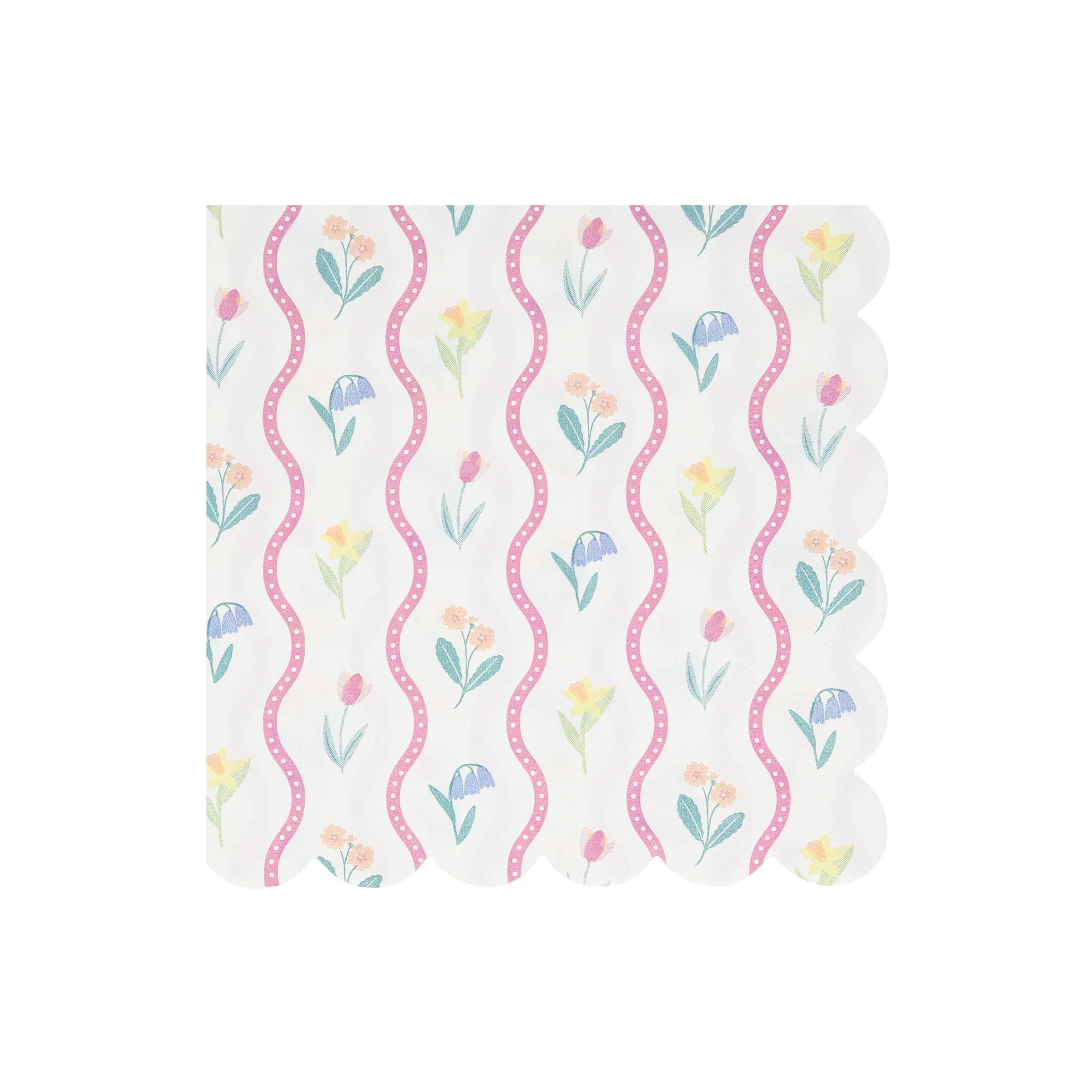 Bloomsbury Floral Pattern Large Napkins (x 16) - Image 4