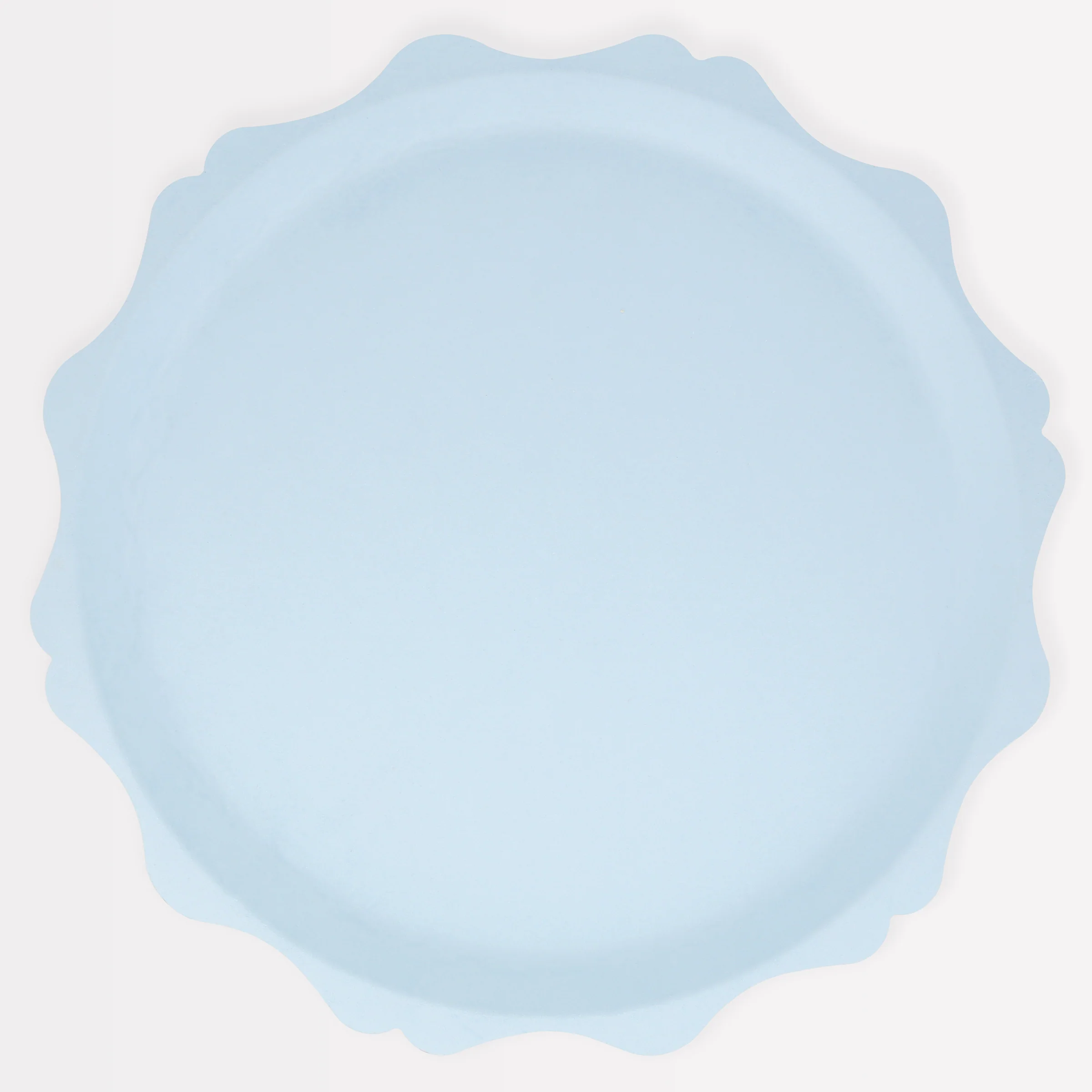 Blue Decorative Edge Compostable Dinner Plates (x 8)