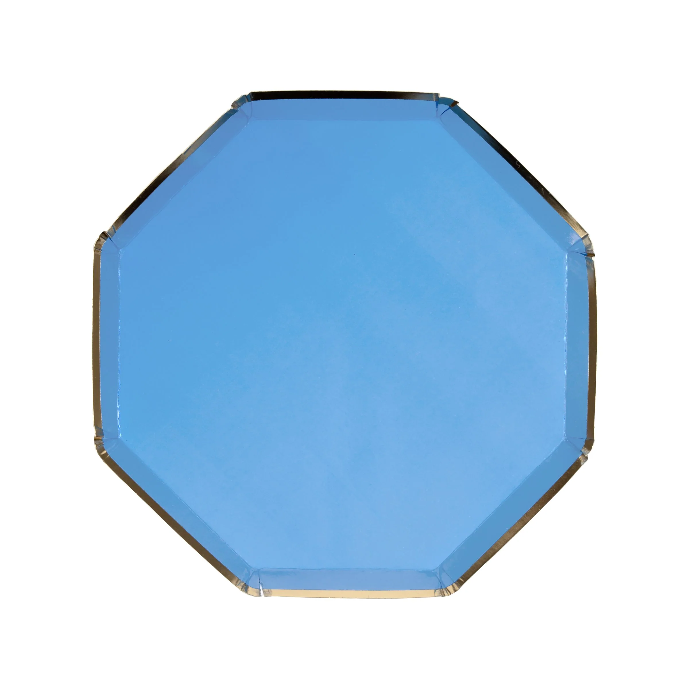 Bright Blue Side Plates (x 8)