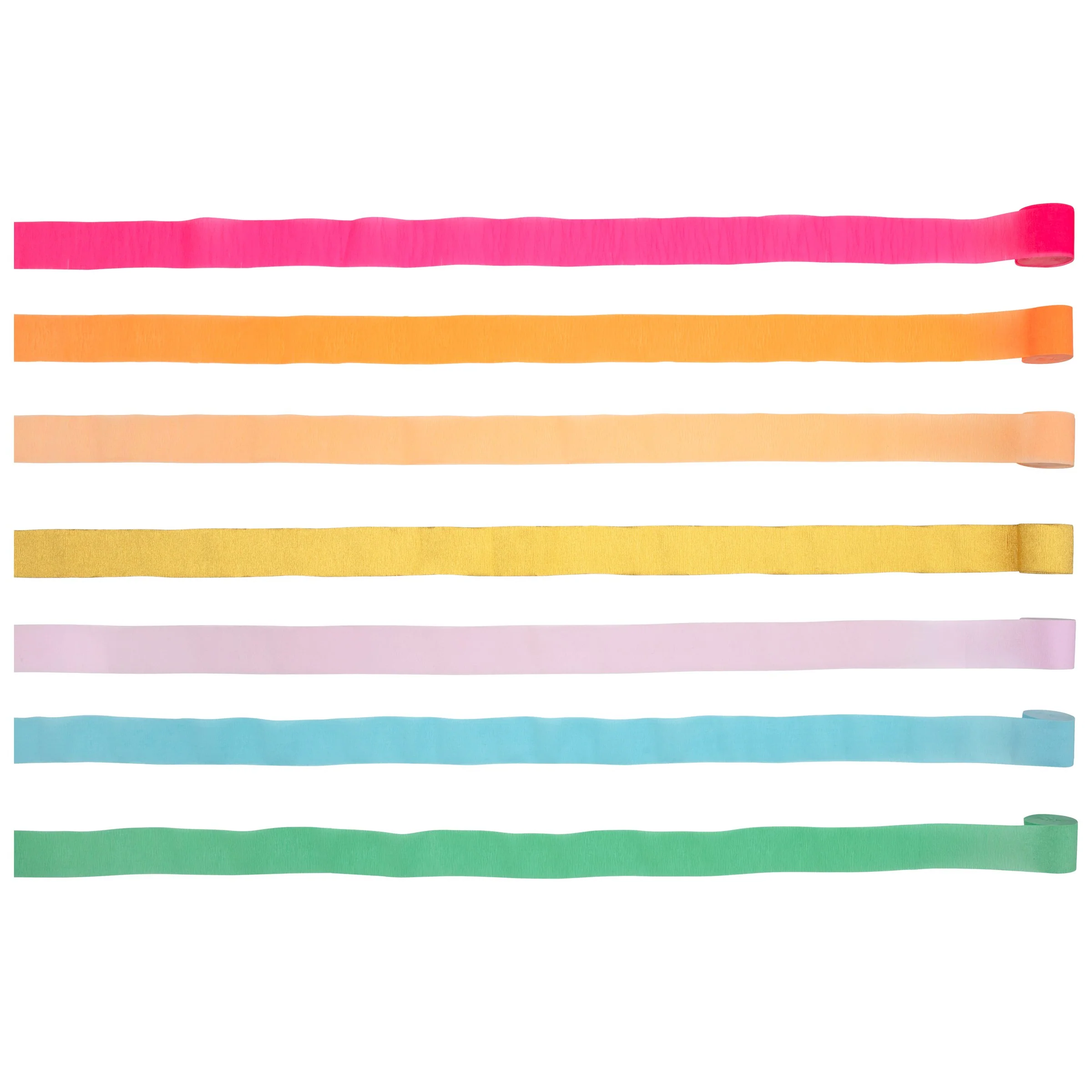 Bright Crepe Paper Streamers (x 7) - Image 4