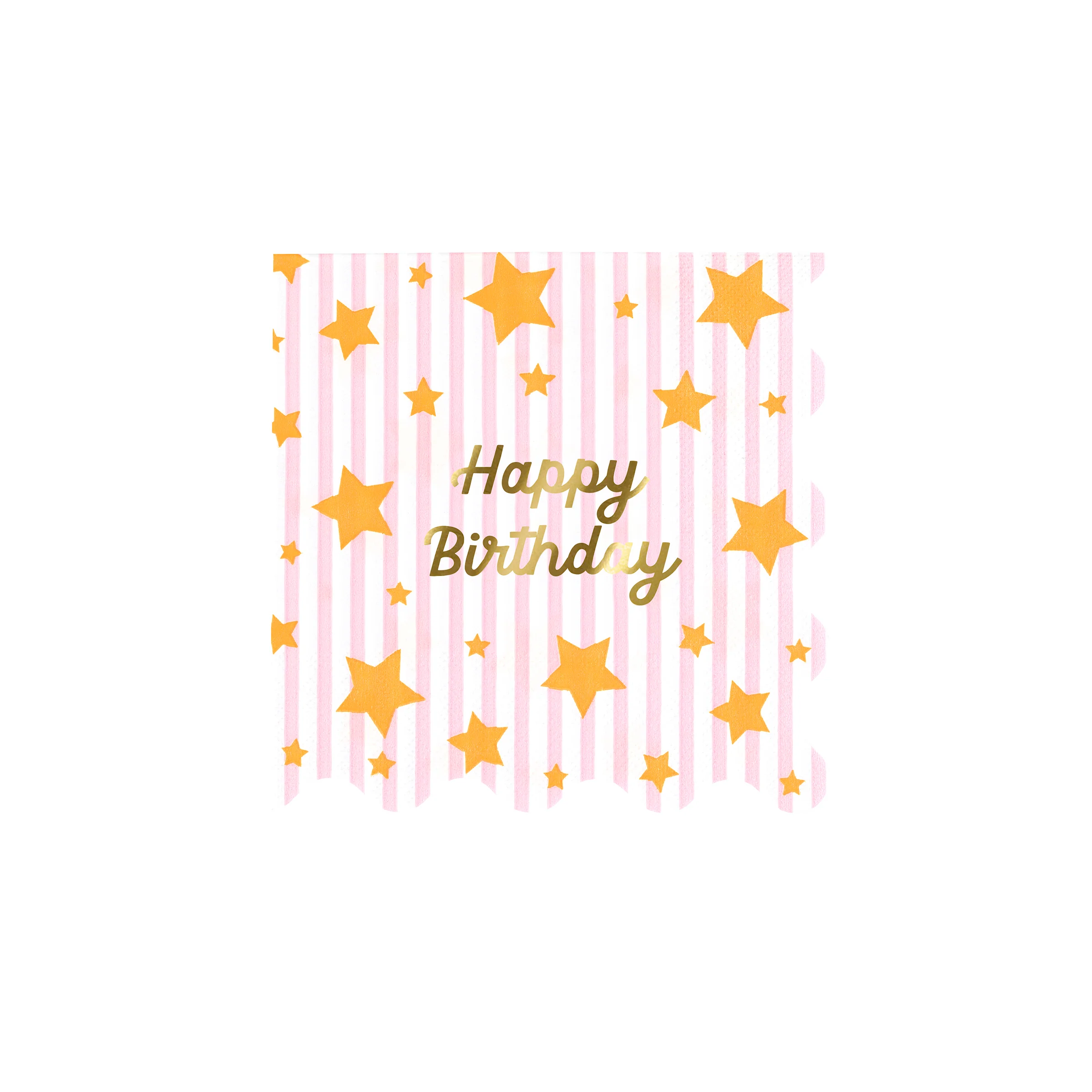 Bright Star Happy Birthday Small Napkins (x 16) - Image 3