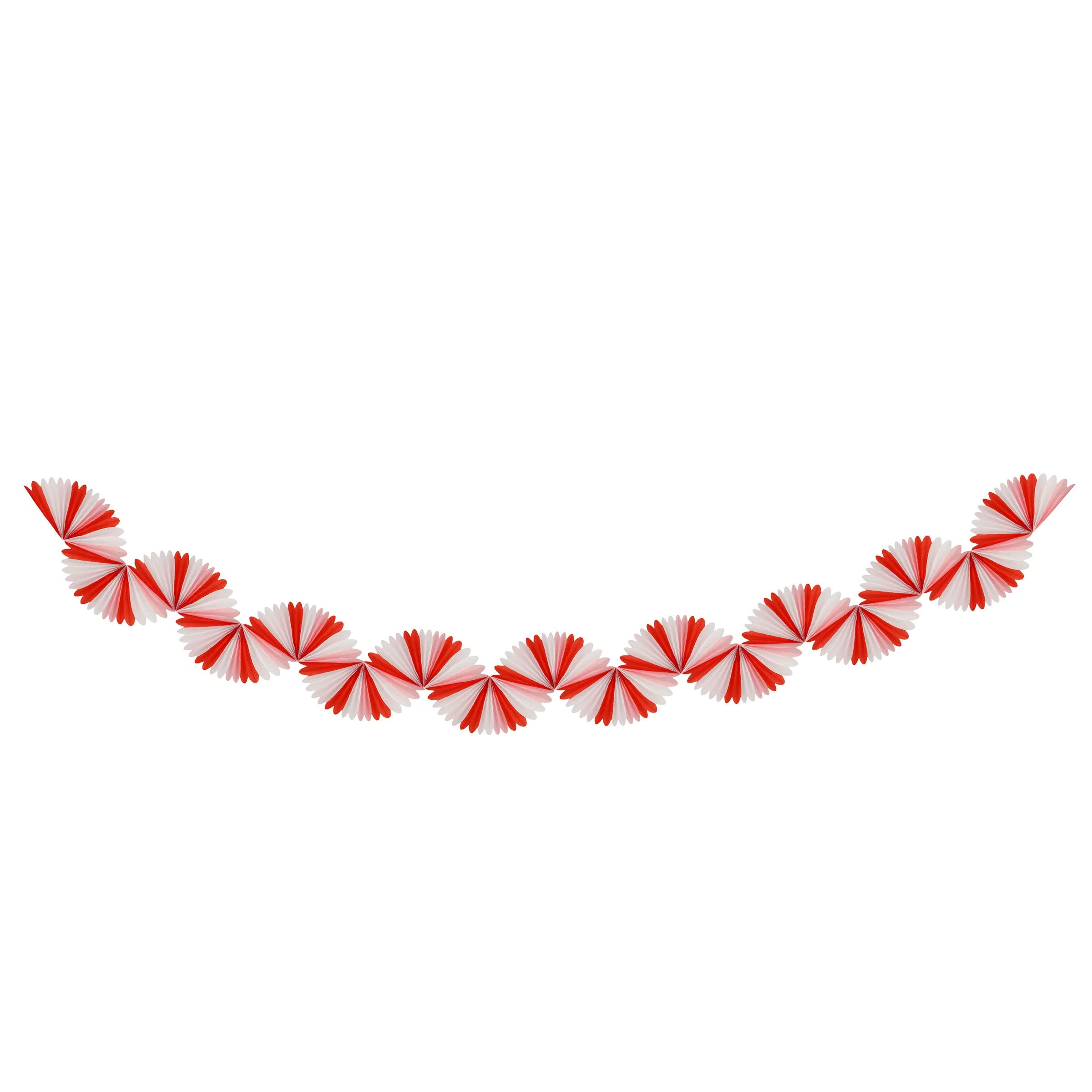Candy Cane Stripe Honeycomb Garland - Image 4