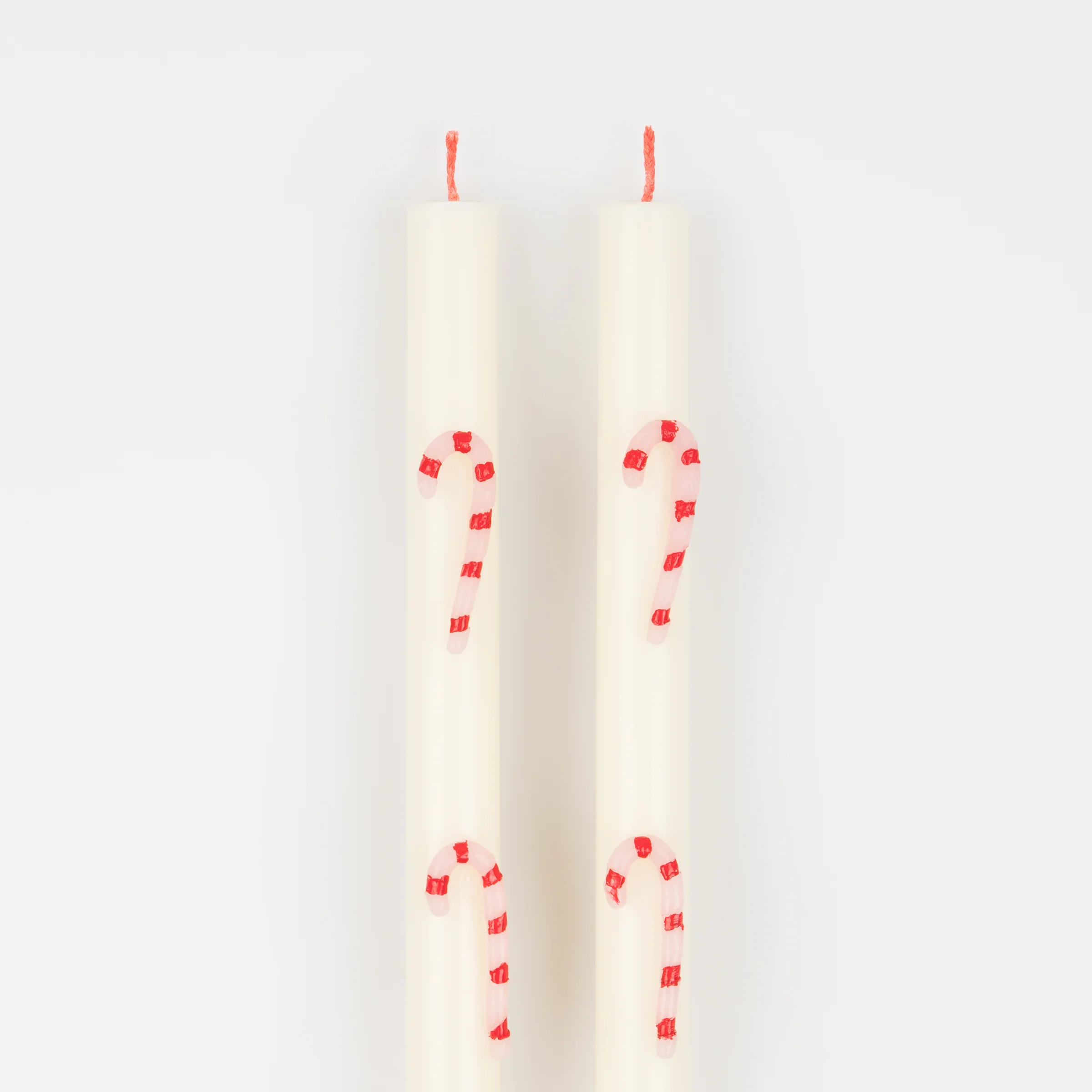 Candy Cane Table Candles (x 2) - Image 3