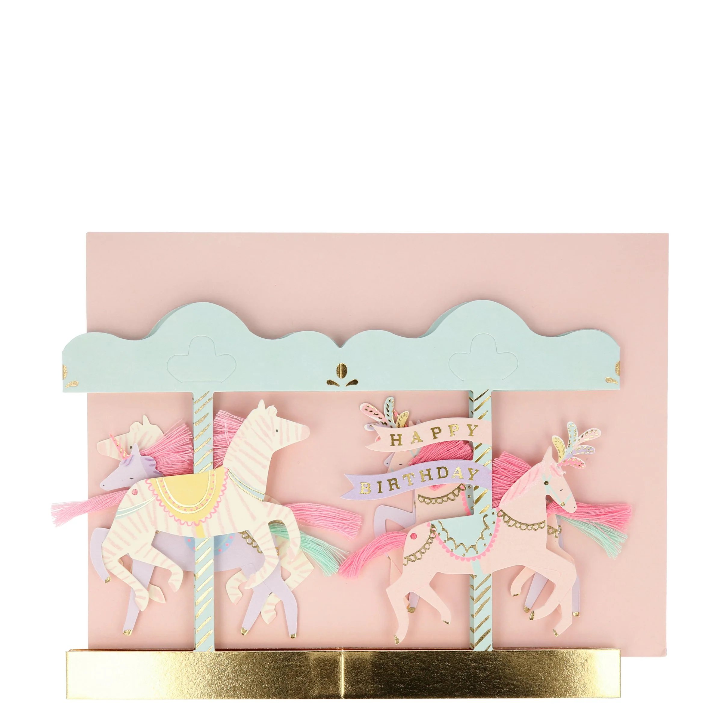 Carousel Stand-Up Birthday Card - Image 2