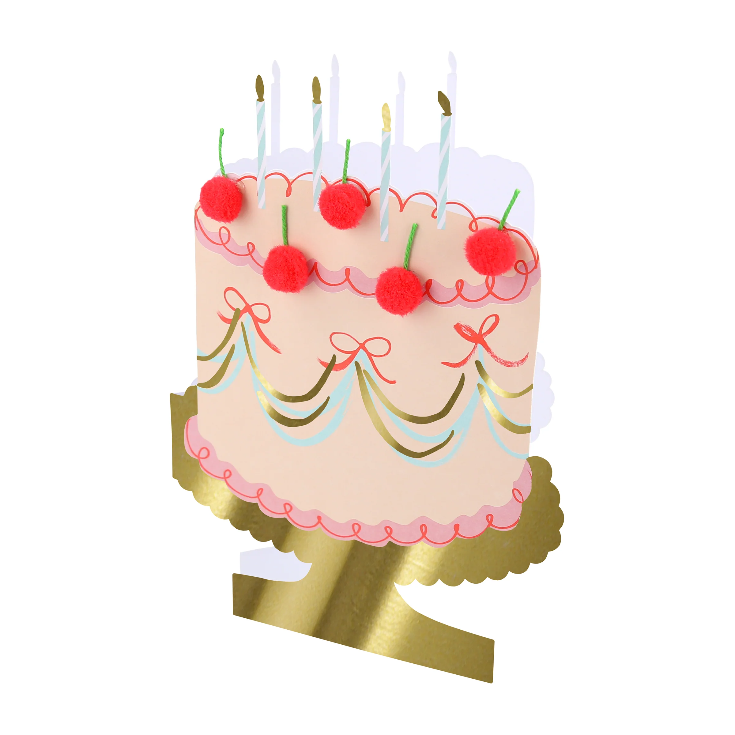 Cherry Cake Birthday Card - Image 4