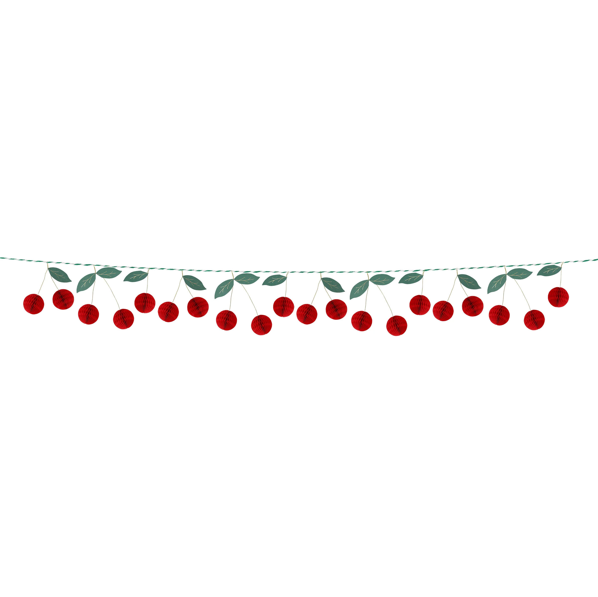 Cherry Honeycomb Garland - Image 3
