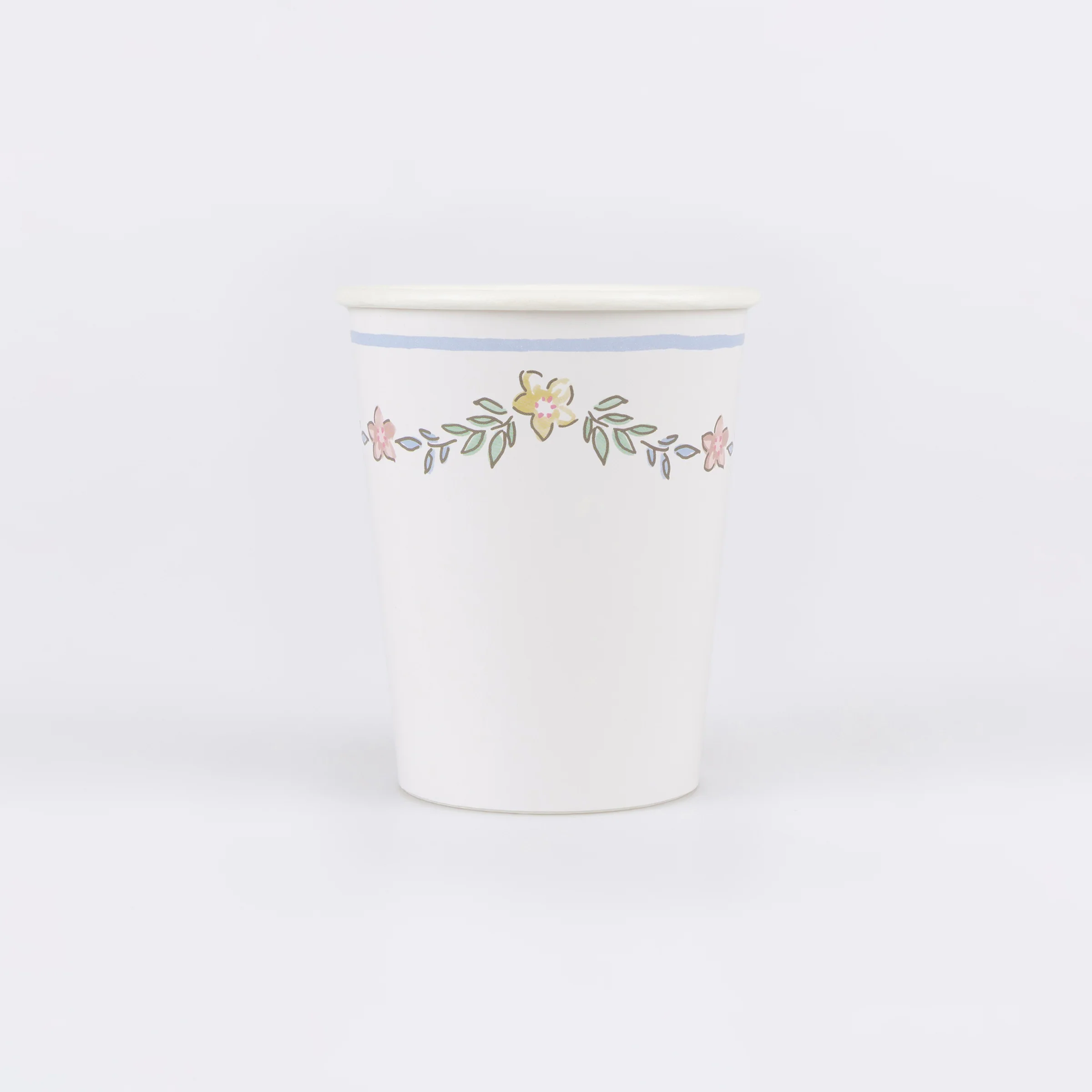 Chintz Border Cups (x 8)