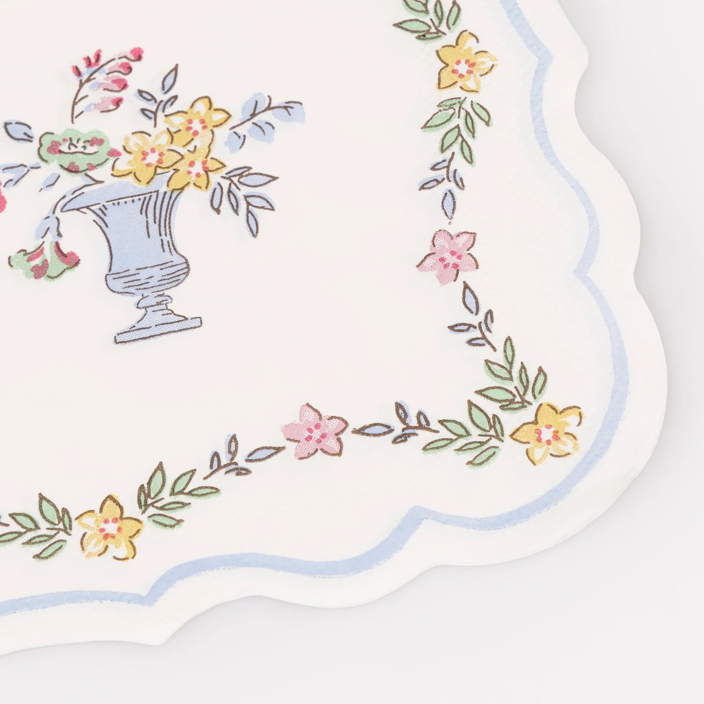 Chintz Border Small Napkins (x 16) - Image 2