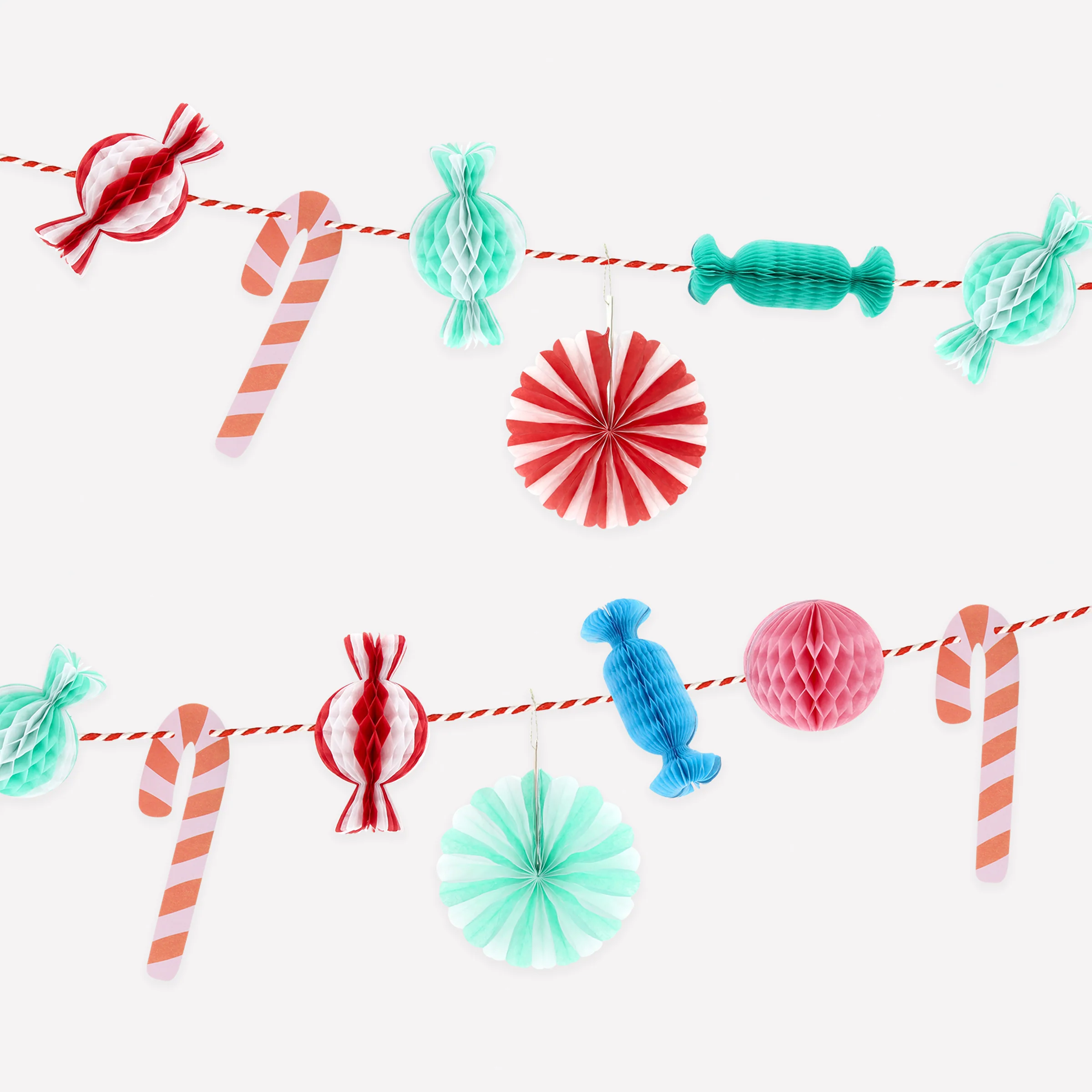 Christmas Candy Mini Honeycomb Garland
