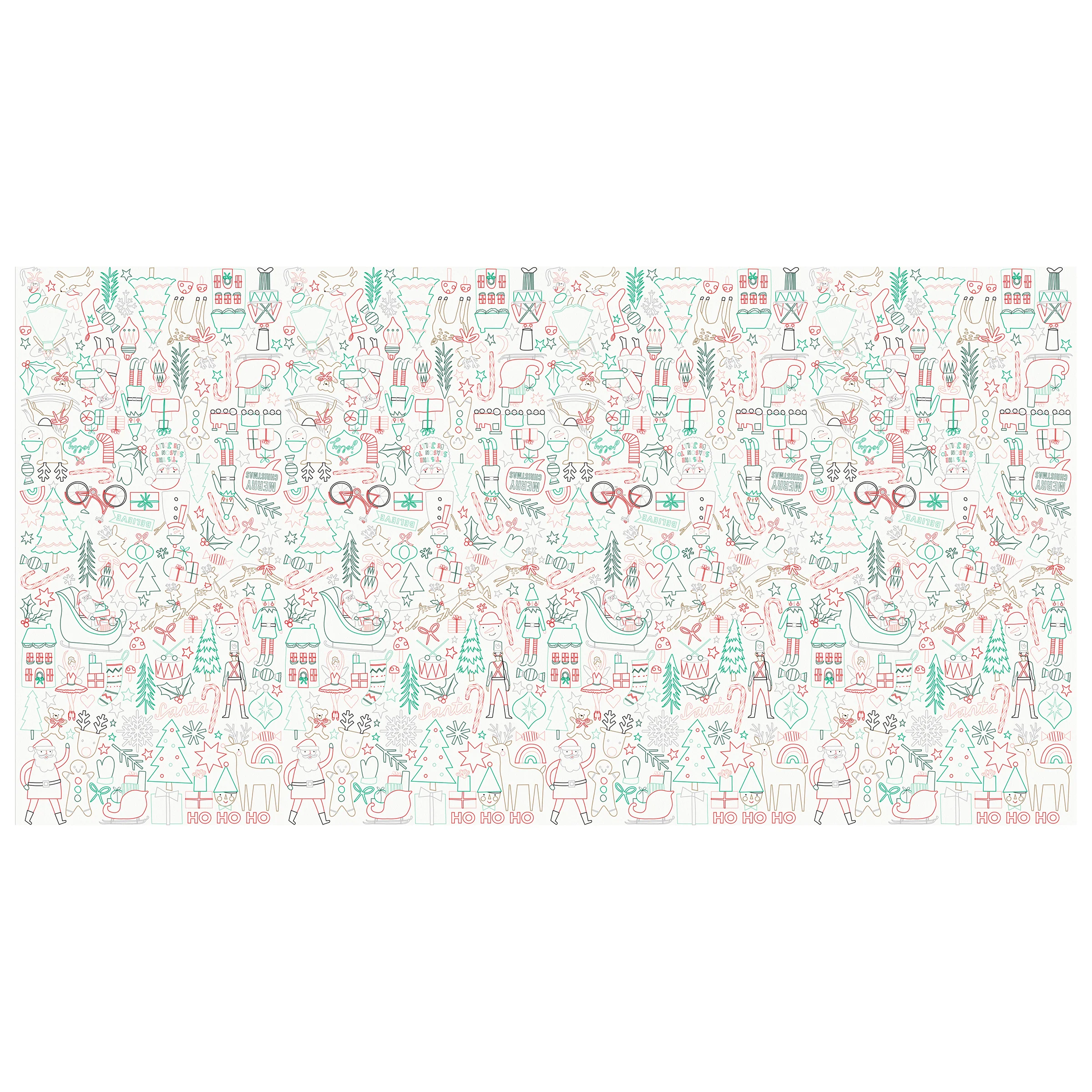 Christmas Colour In Activity Tablecloth - Image 3
