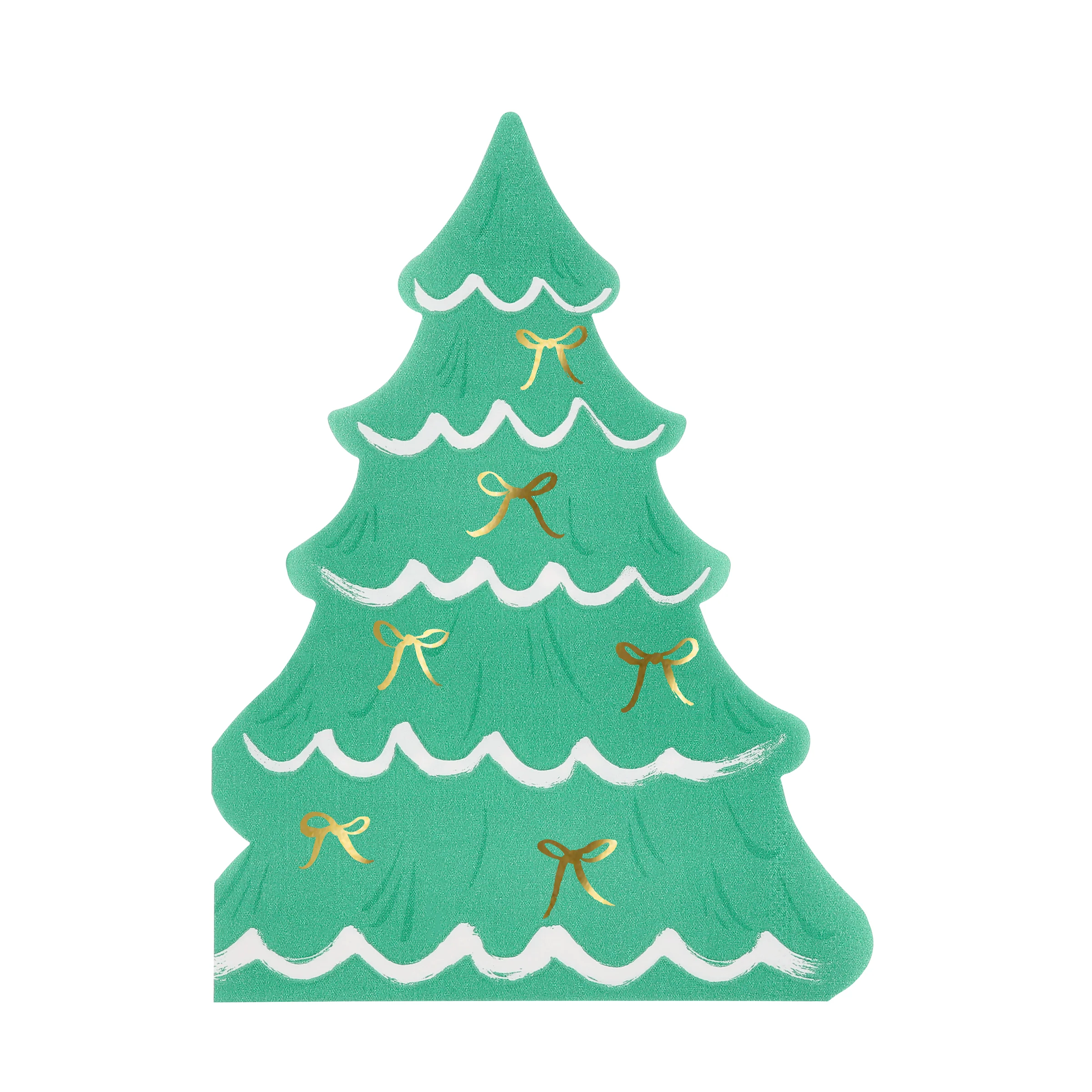 Christmas Tree With Bows Napkins (x 16) - Image 4
