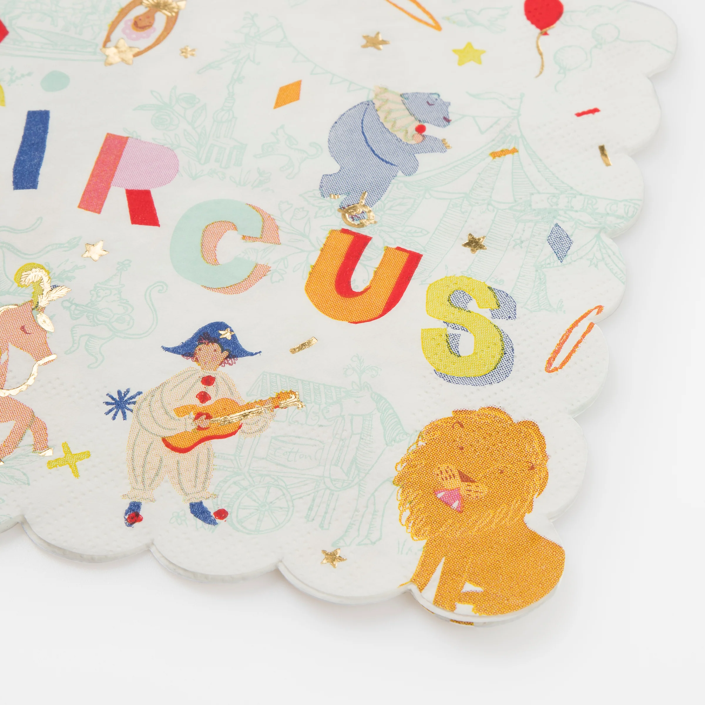 Circus Large Napkins (x 16) - Image 2