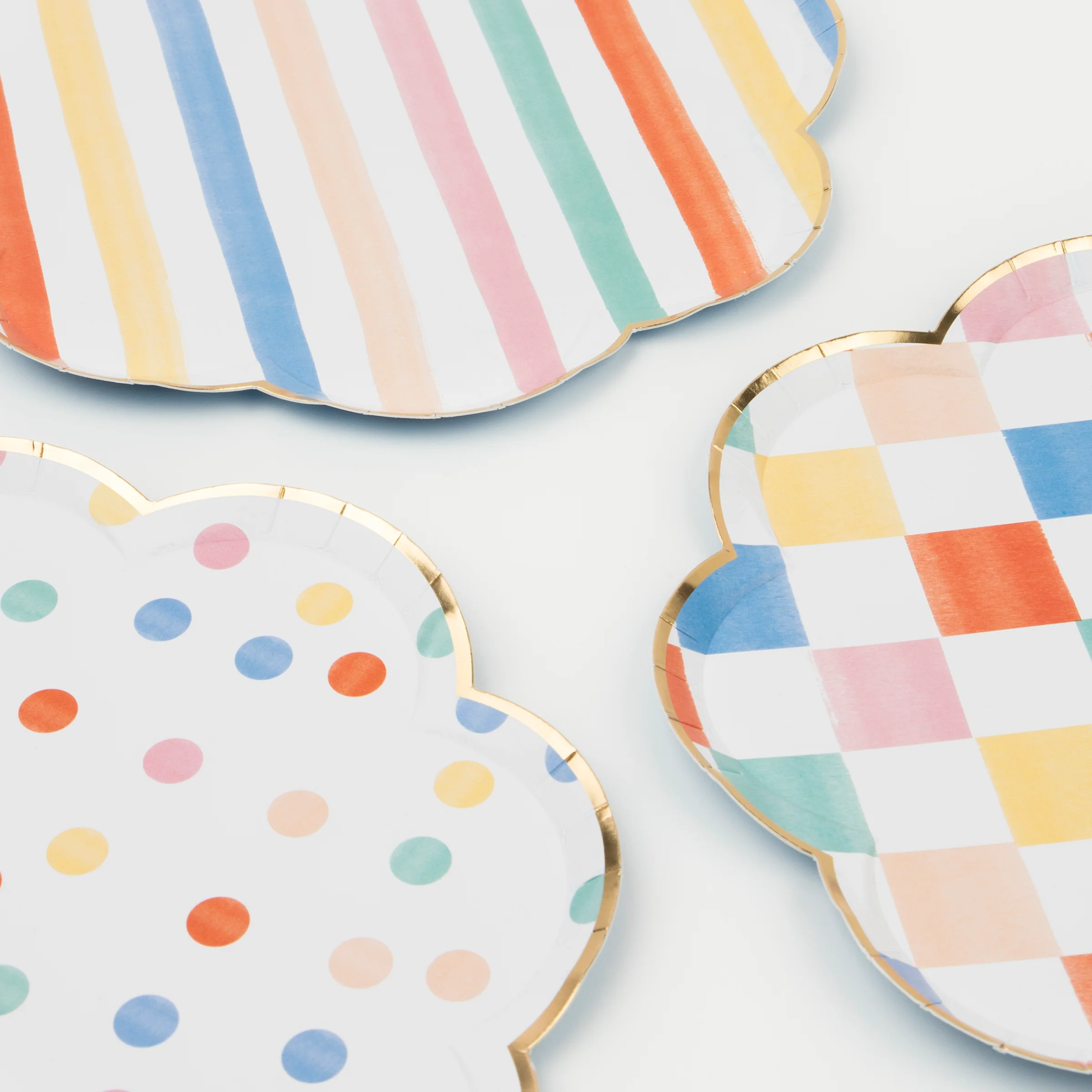 Colourful Pattern Side Plates (x 8) - Image 4
