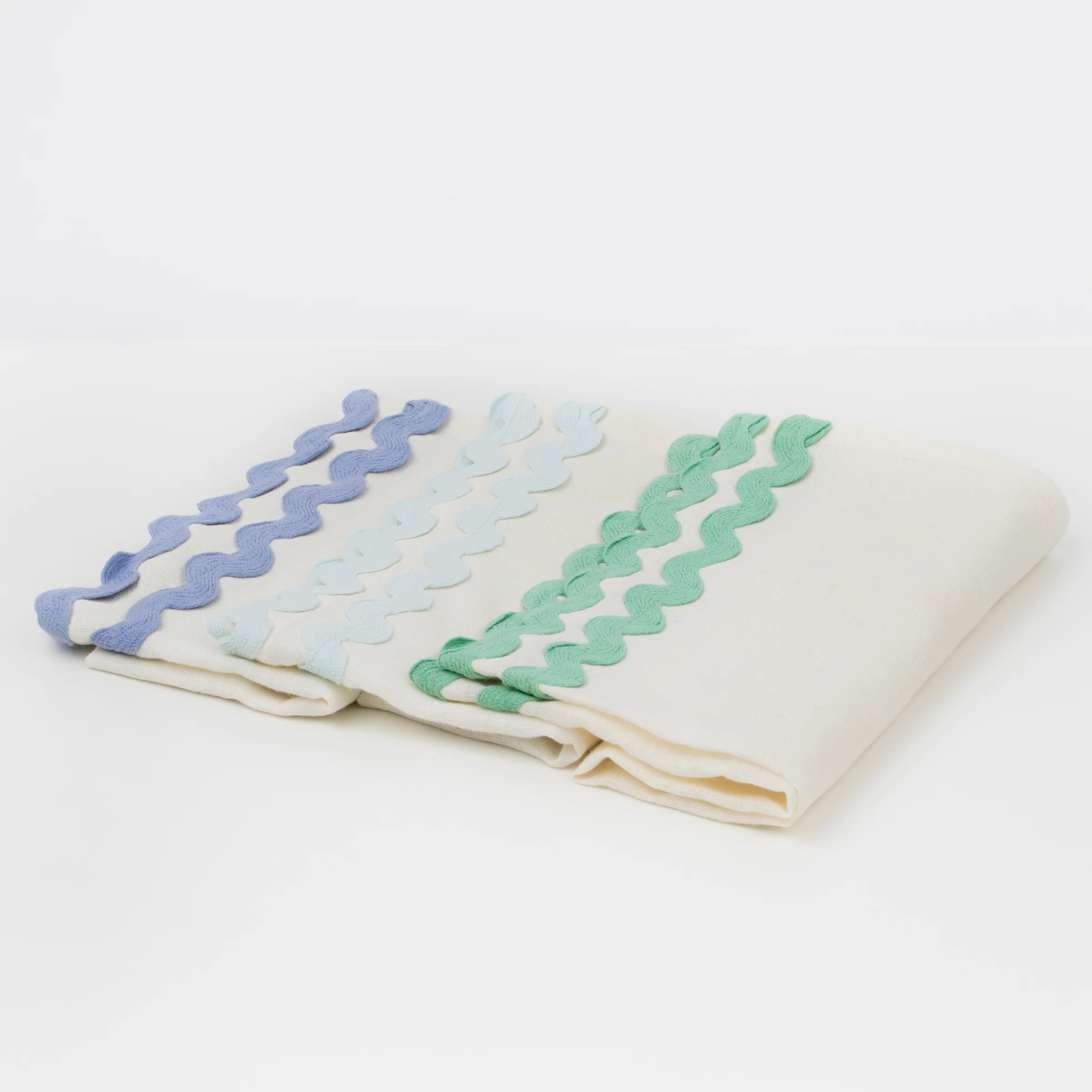 Colourful Ricrac Fabric Napkins (x 6) - Image 6