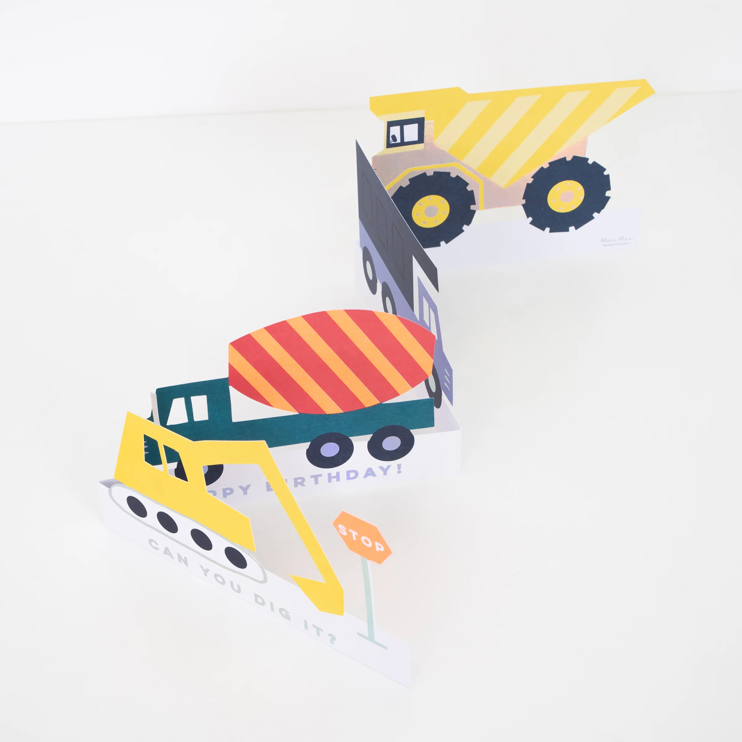 Construction Vehicles Birthday Card - Image 4