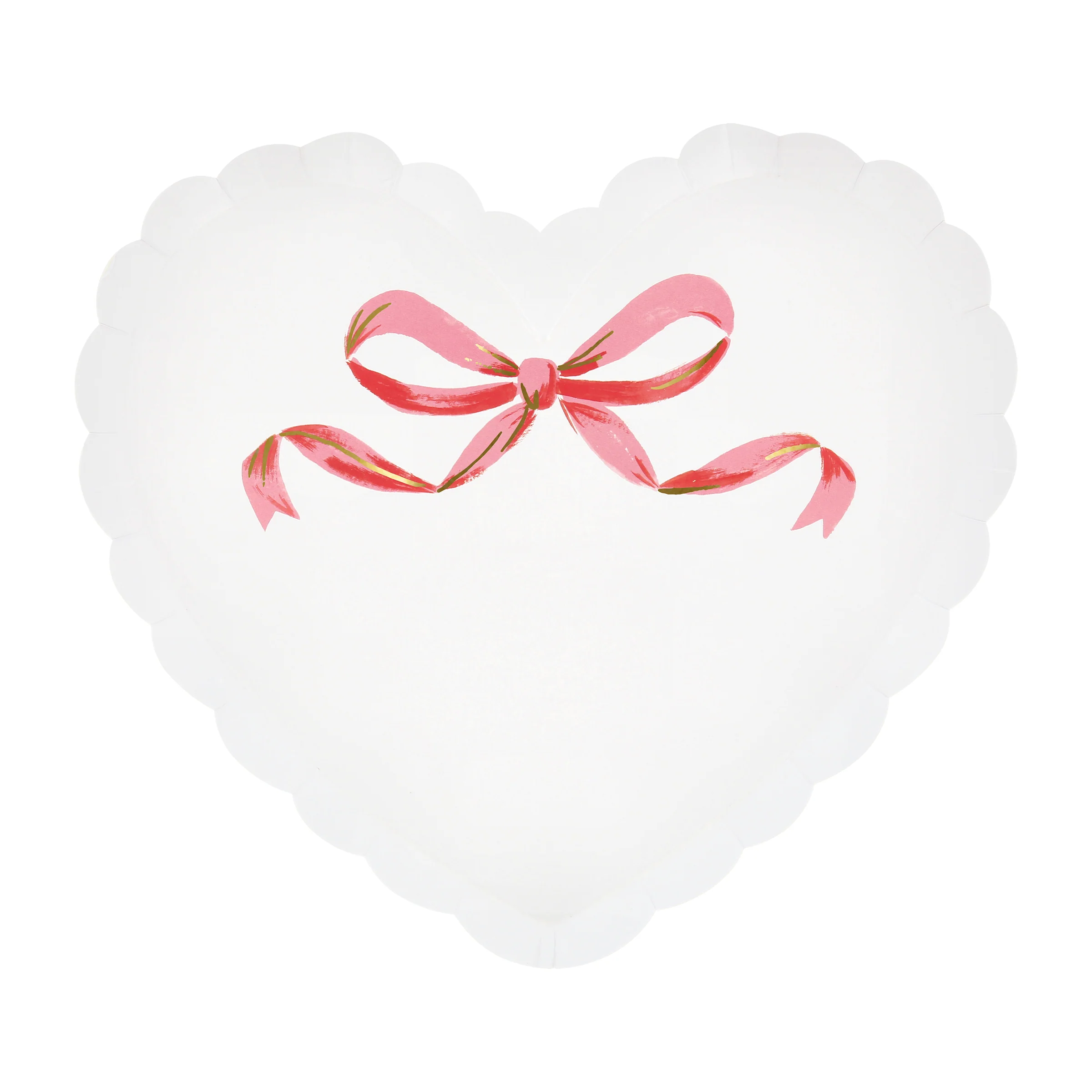 Coquette Heart Plates (x 8) - Image 4