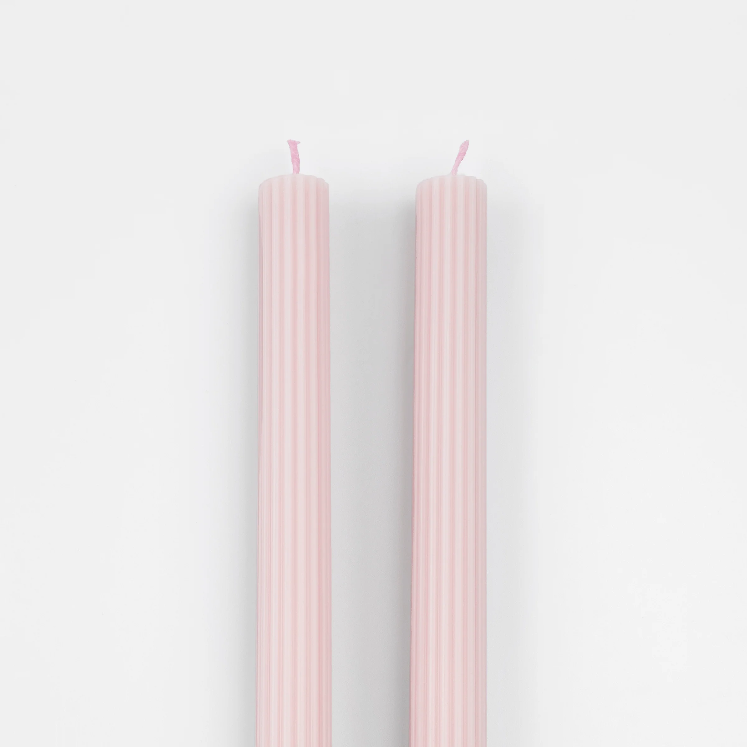 Cotton Candy Pink Table Candles (x 2) - Image 3