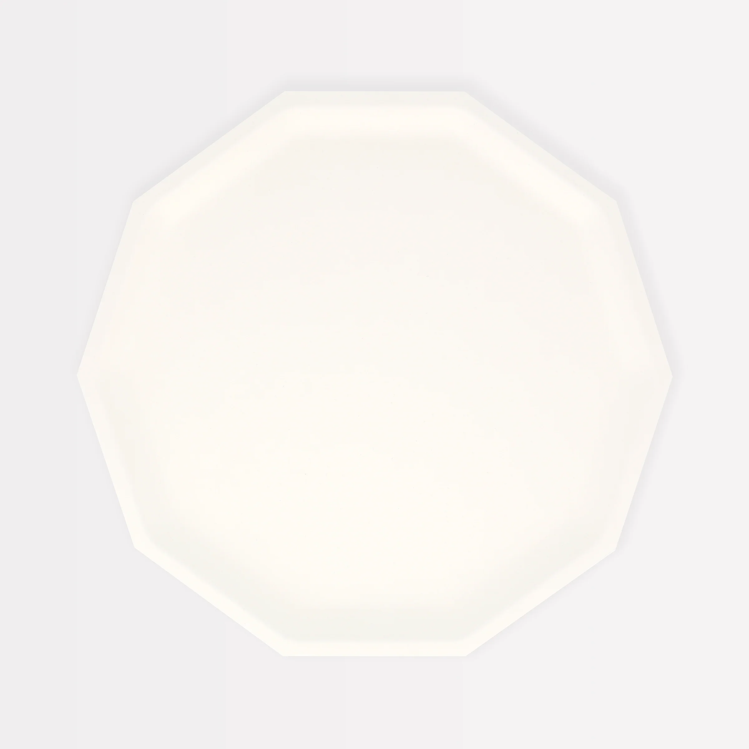 Cream Decagon Compostable Side Plates (x 8)