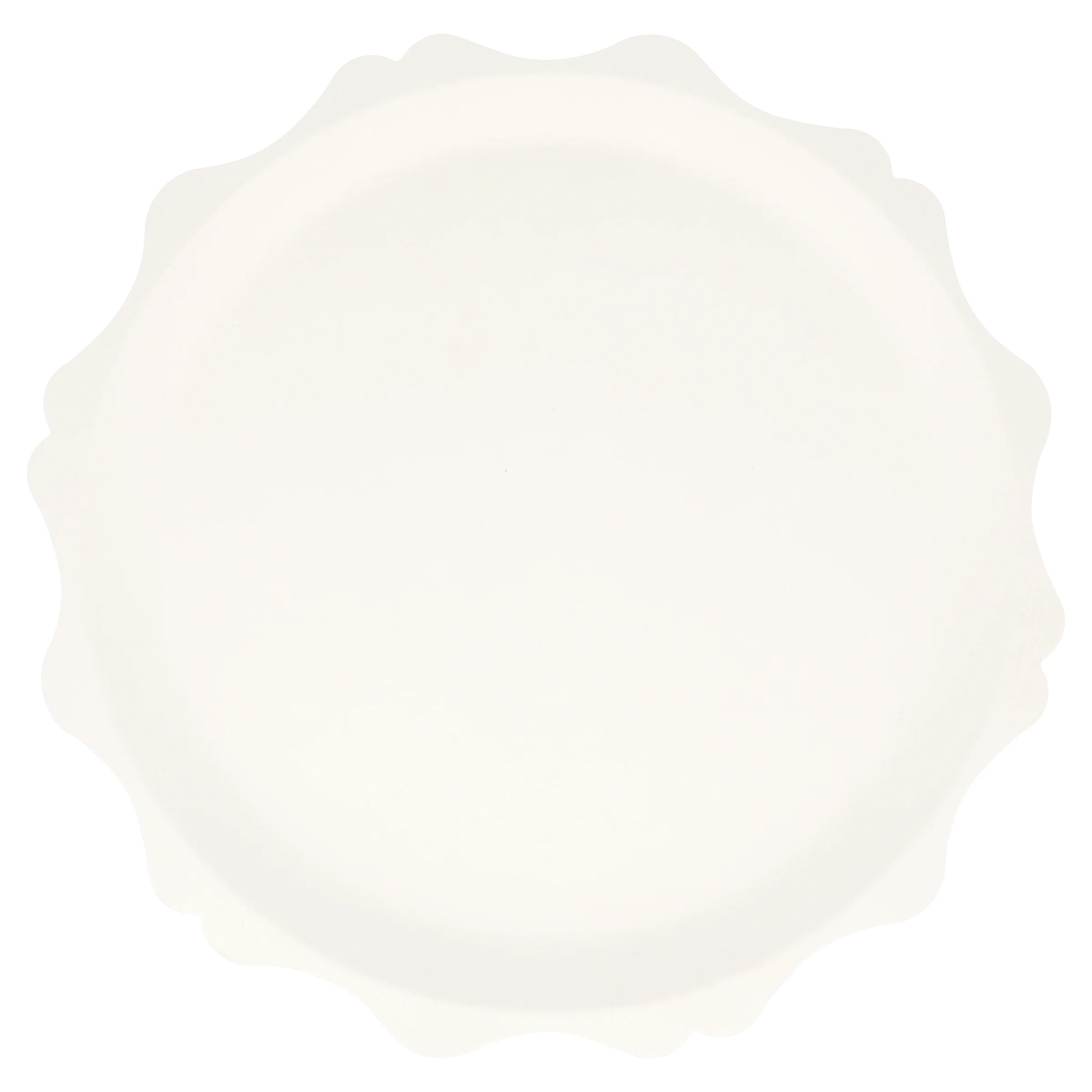 Cream Decorative Edge Compostable Dinner Plates (x 8) - Image 4
