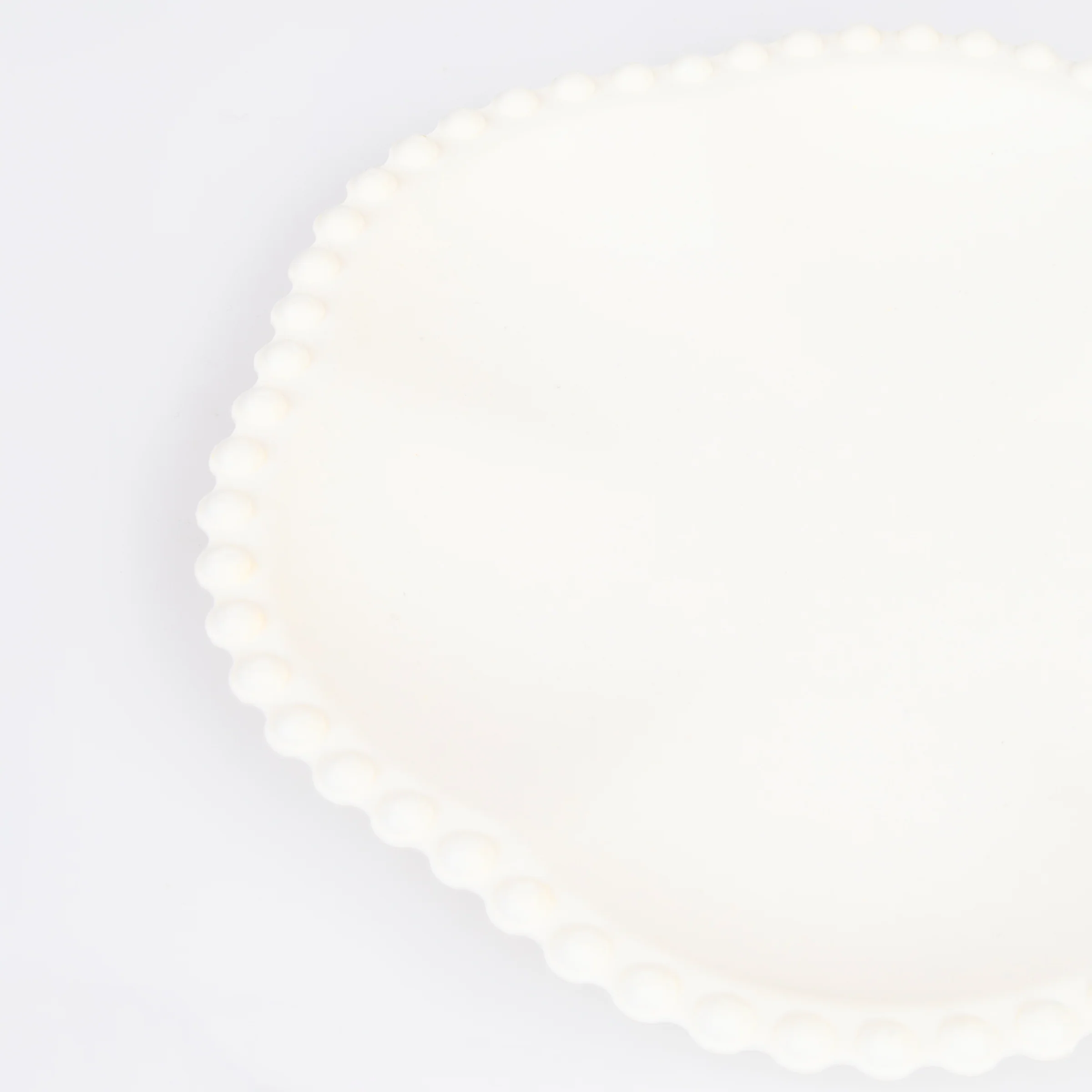 Cream Dot Edged Flower Compostable Side Plates (x 8) - Image 3