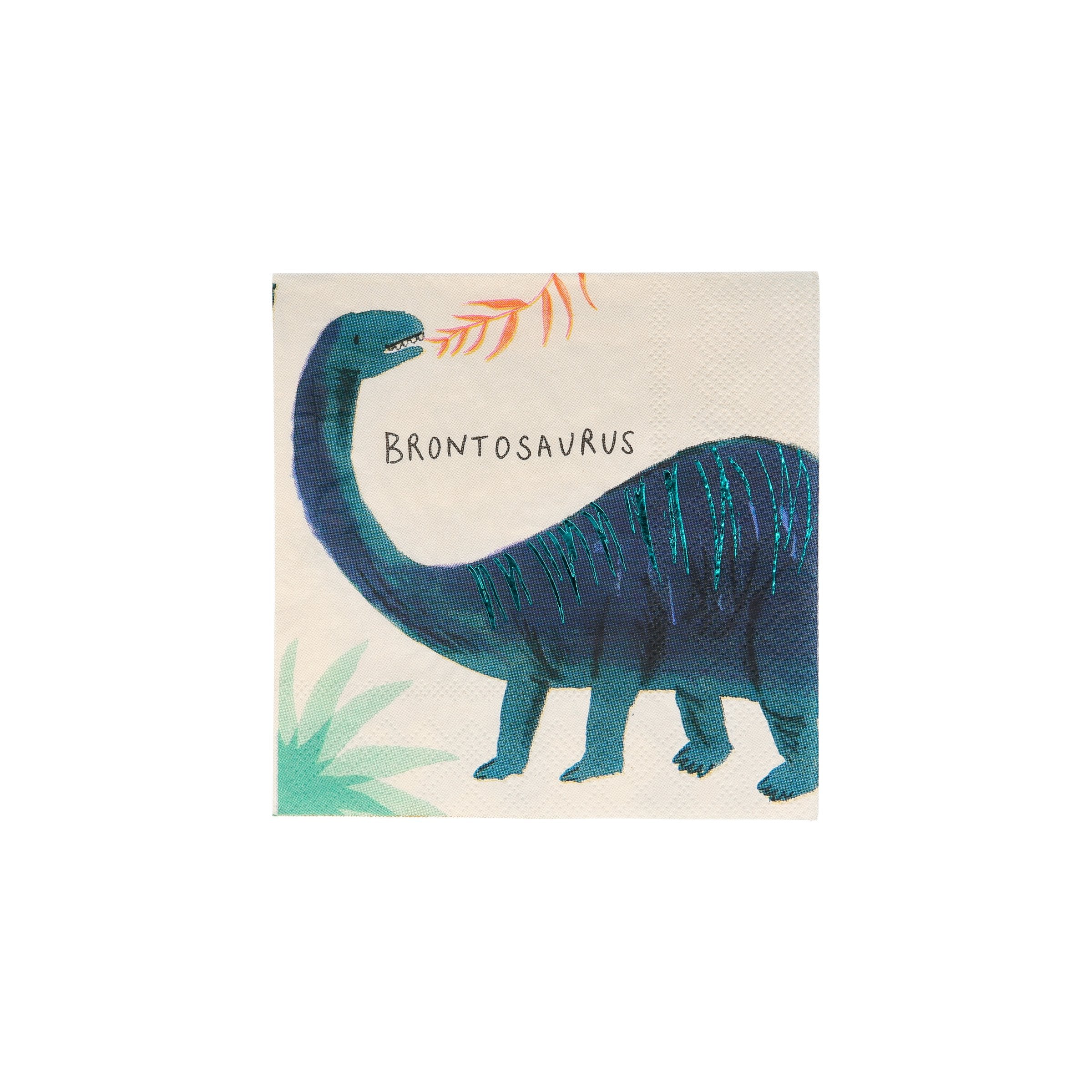 Dinosaur Kingdom Small Napkins (x 16) - Image 4