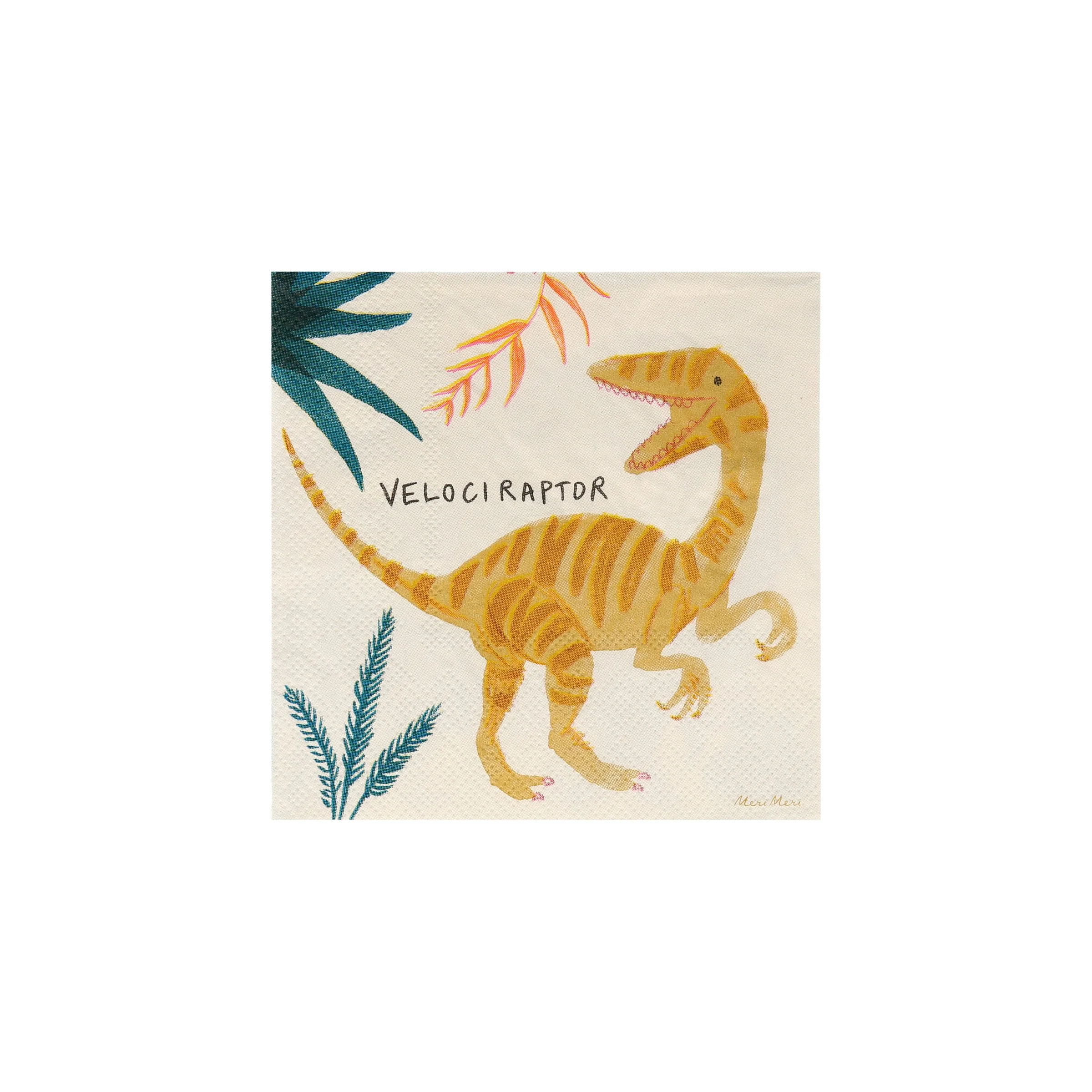 Dinosaur Kingdom Small Napkins (x 16) - Image 8