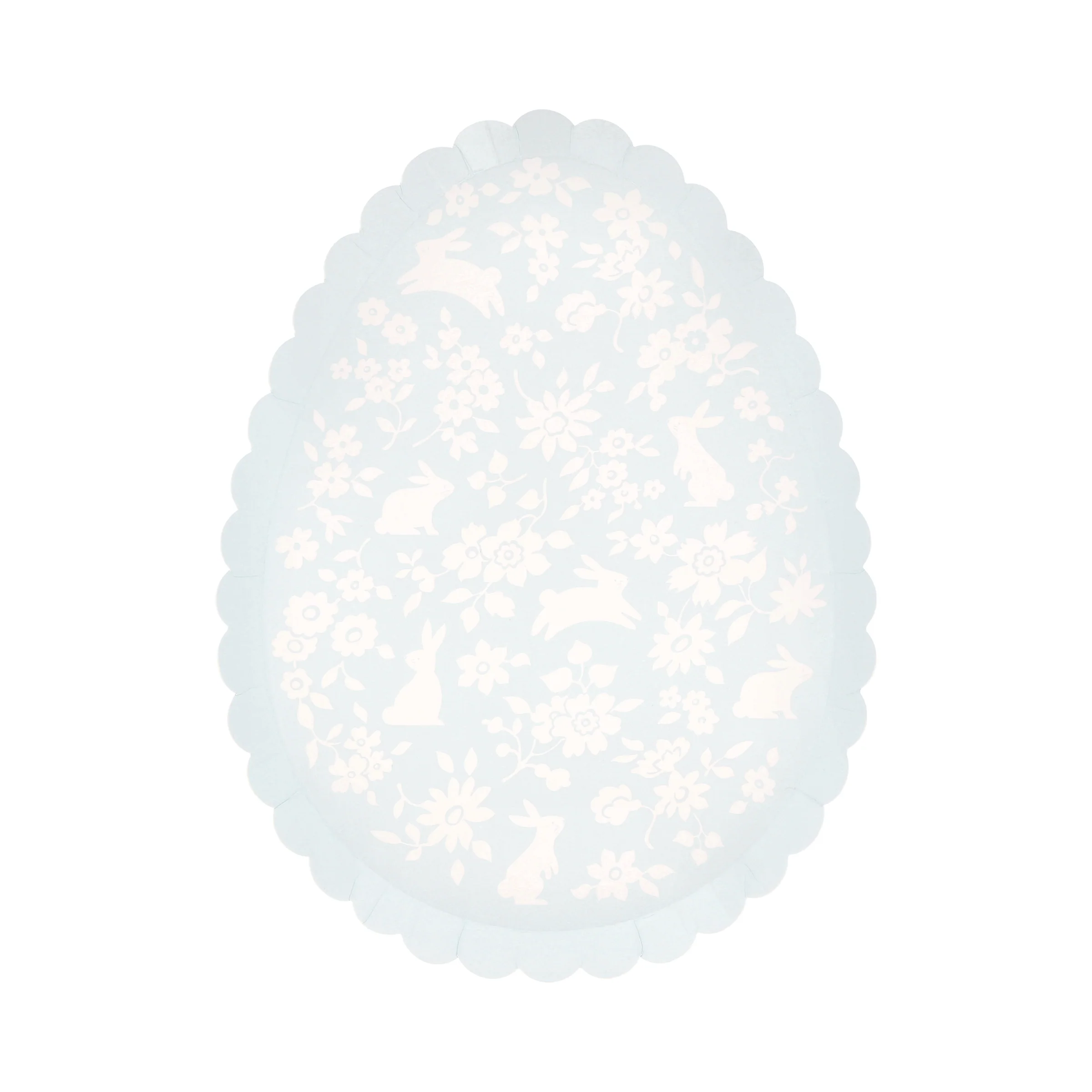 Ditsy Bunny Egg Plates (x 8) - Image 4