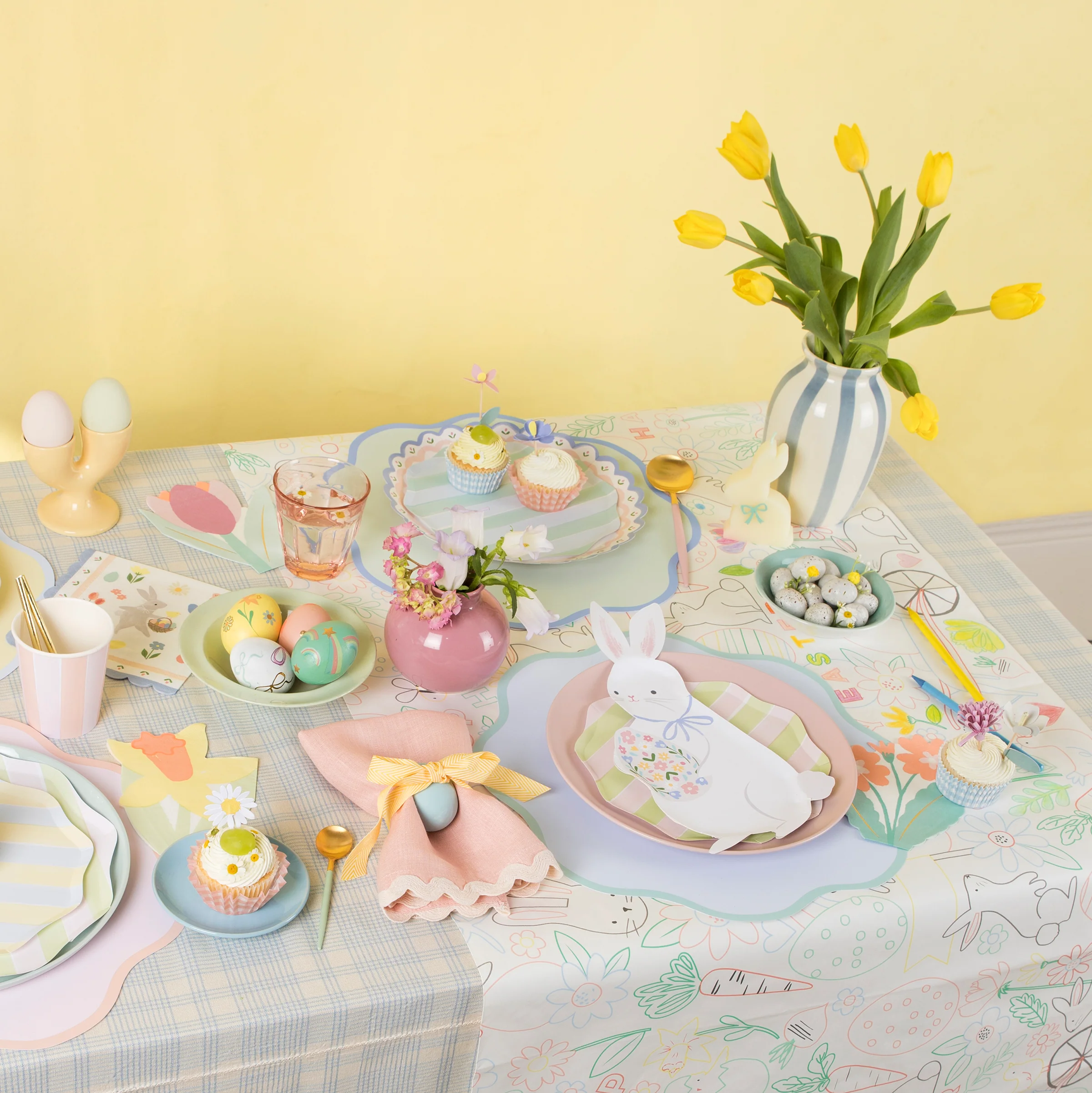 Easter Colour In Activity Tablecloth - Image 2