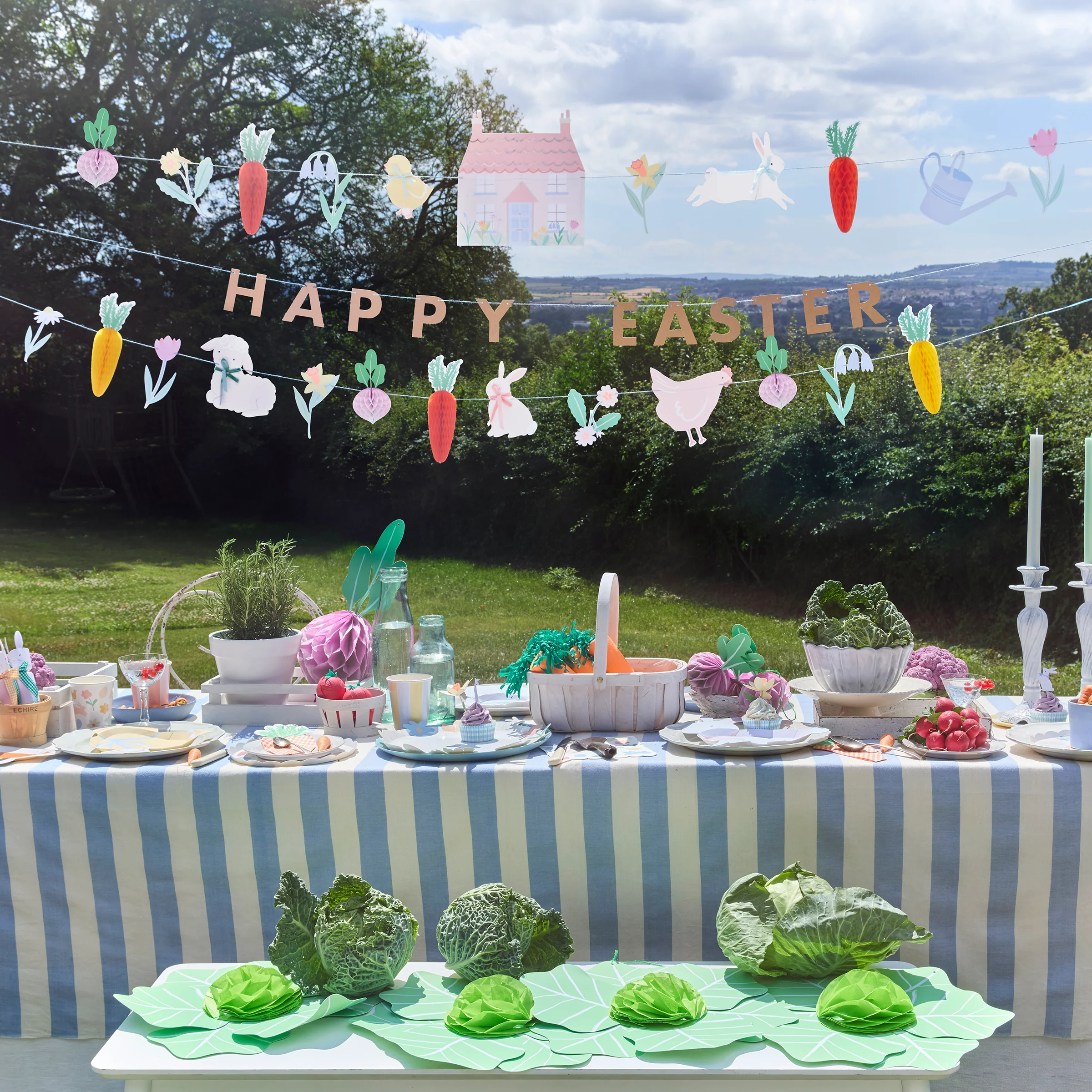Easter Vegetable Garden Garland Set - Image 2