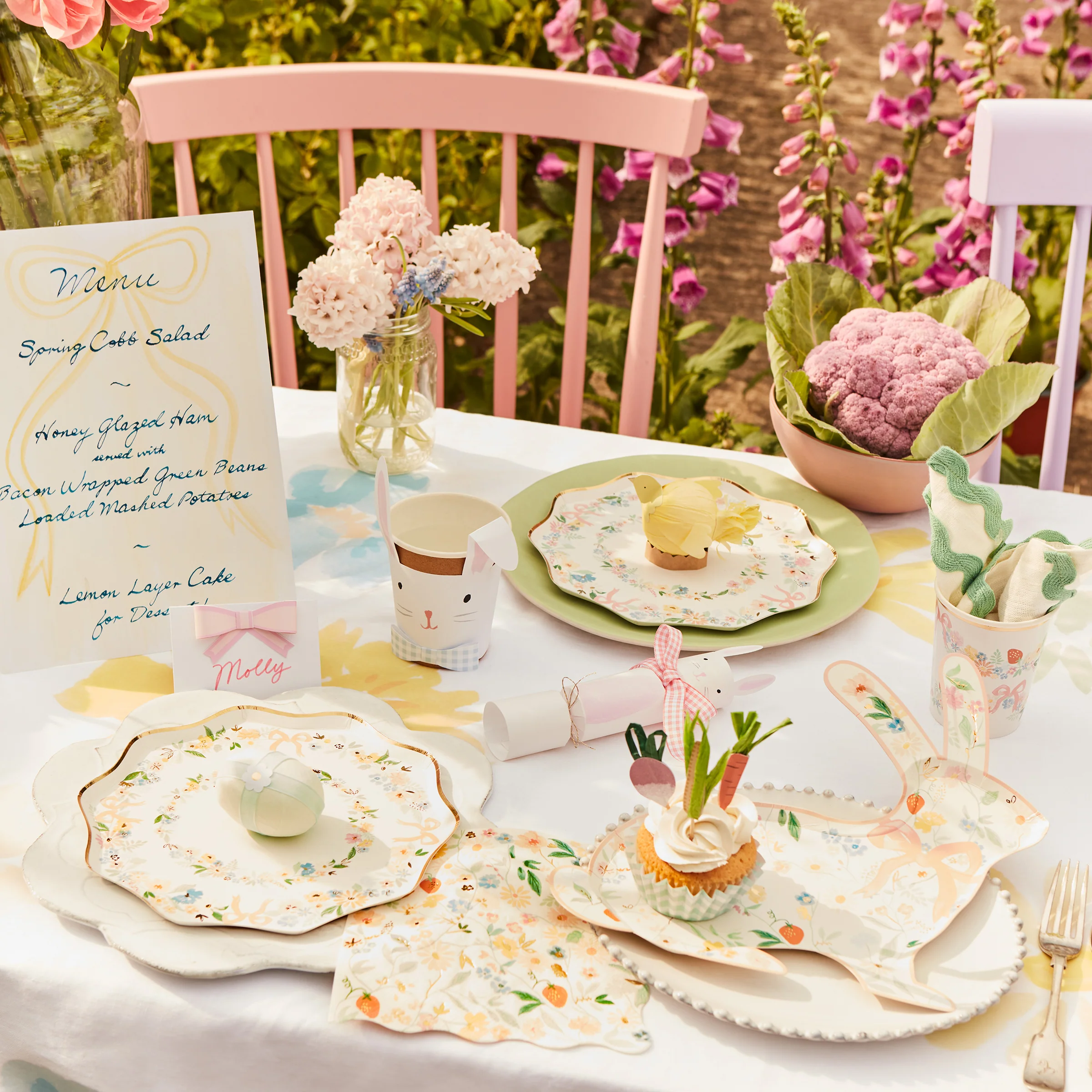 Elegant Floral Dinner Plates (x 8) - Image 2