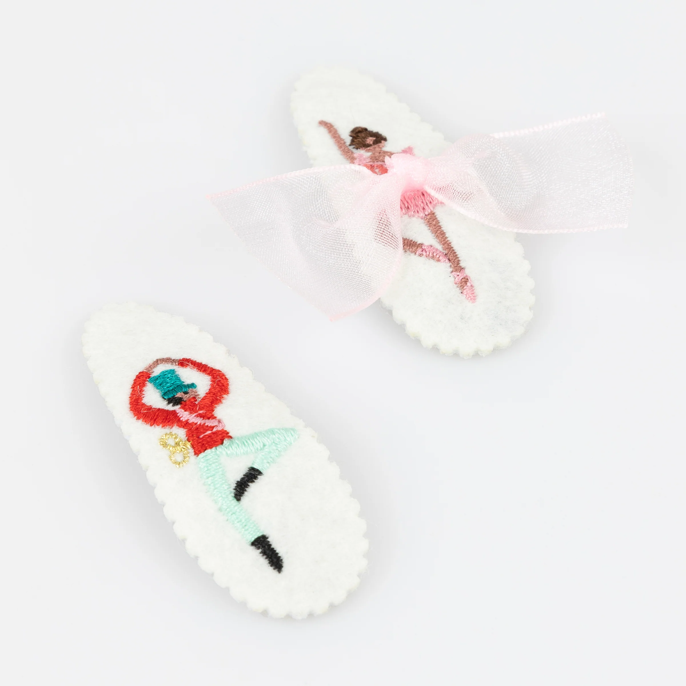 Embroidered Nutcracker Hair Clips (x 5) - Image 3