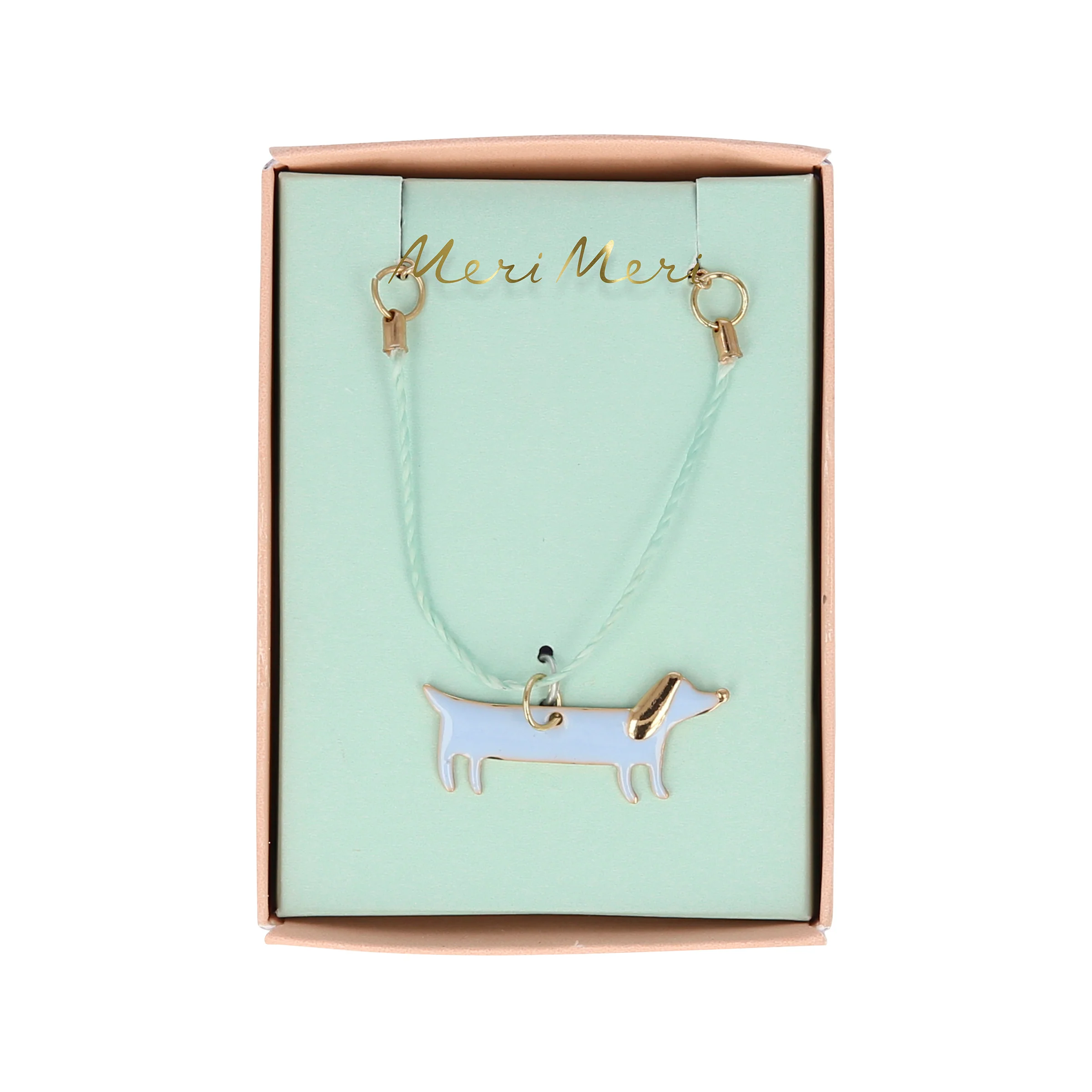 Enamel Sausage Dog Necklace - Image 4