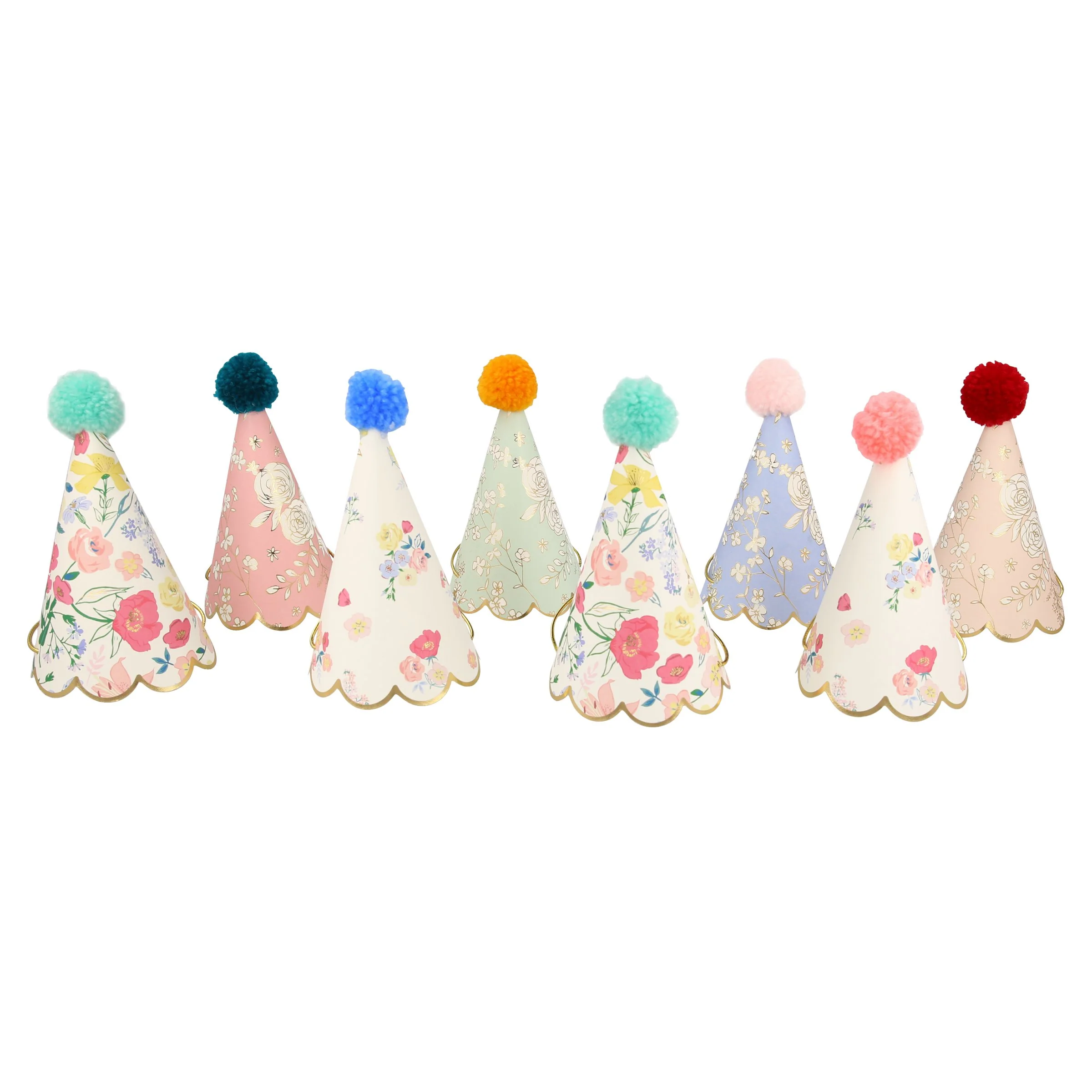 English Garden Party Hats (x 8)