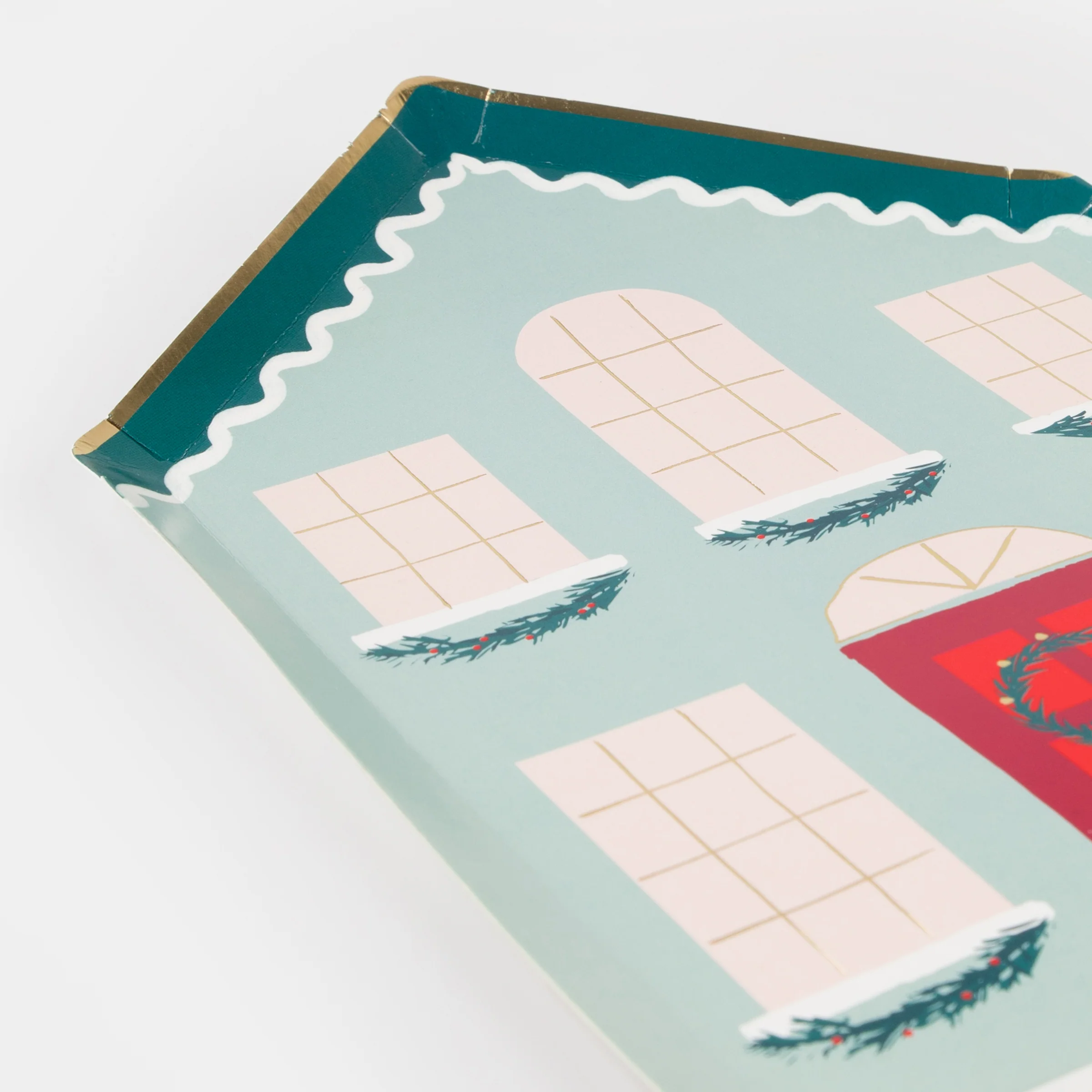 Festive House Plates (x 8) - Image 3
