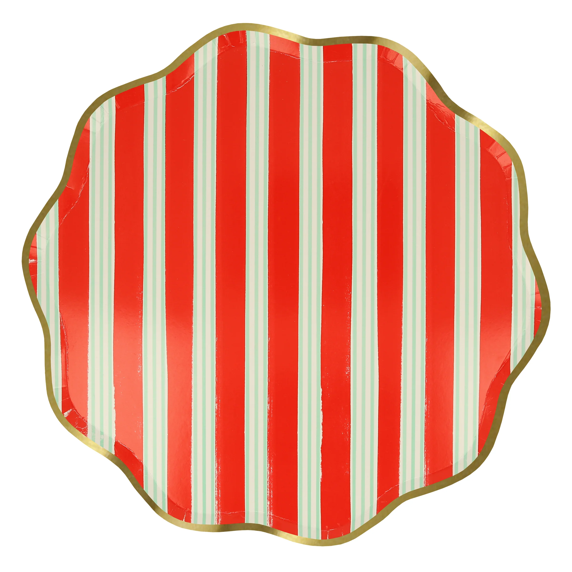 Festive Stripe Dinner Plates (x 8) - Image 3