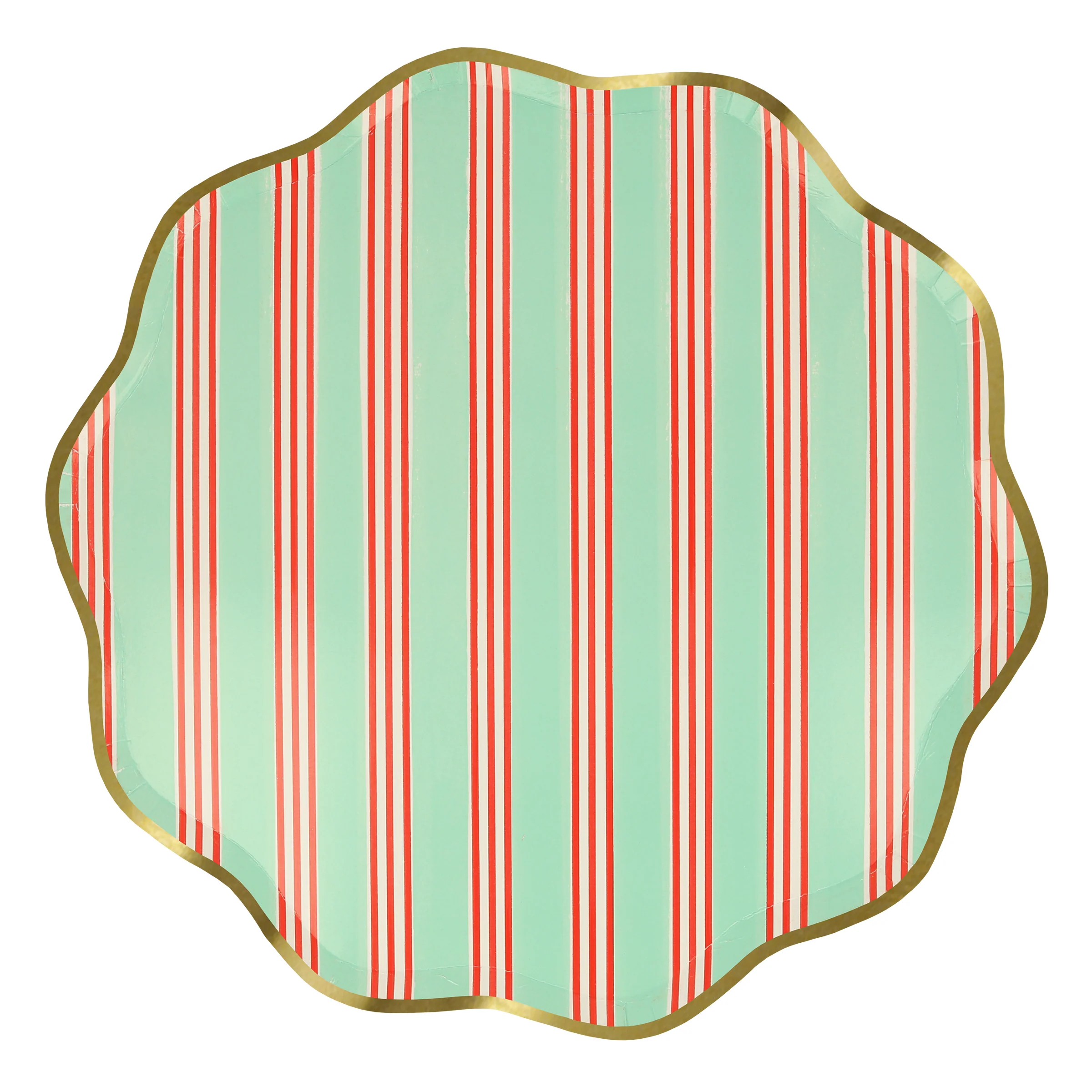 Festive Stripe Dinner Plates (x 8) - Image 4