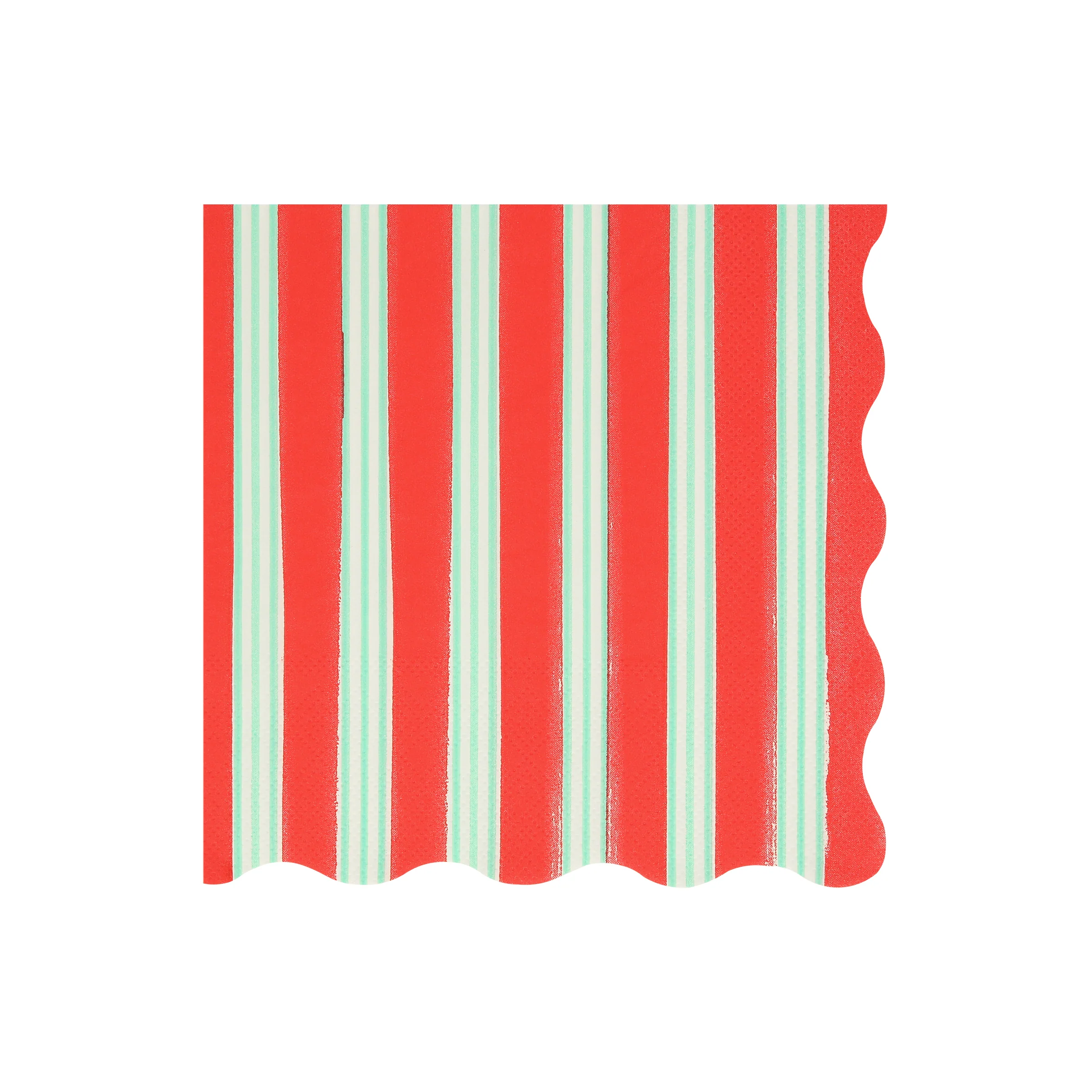 Festive Stripe Large Napkins (x 16) - Image 4