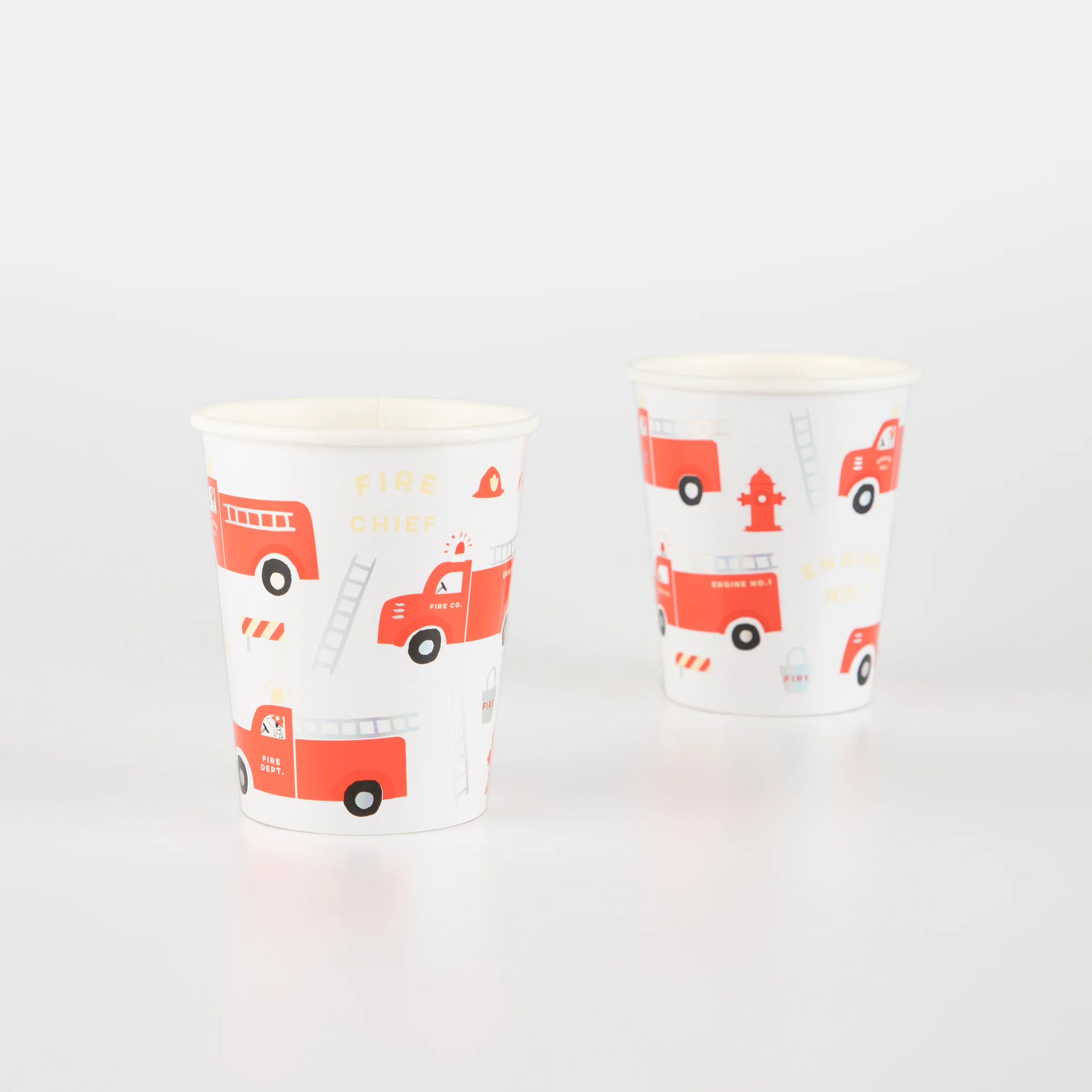 Fire Truck Cups (x 8) - Image 3