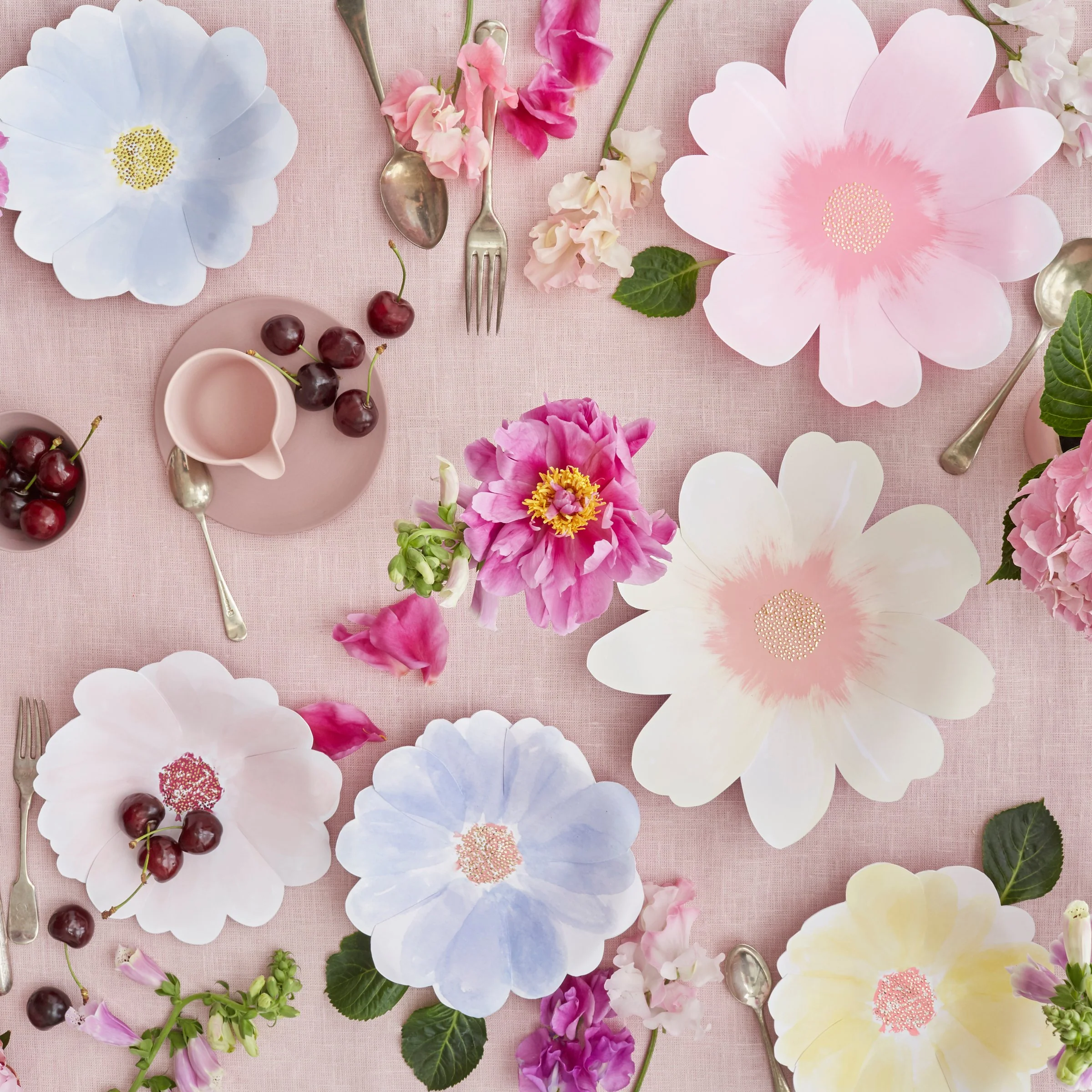 Flower Garden Large Plates (x 8) - Image 8