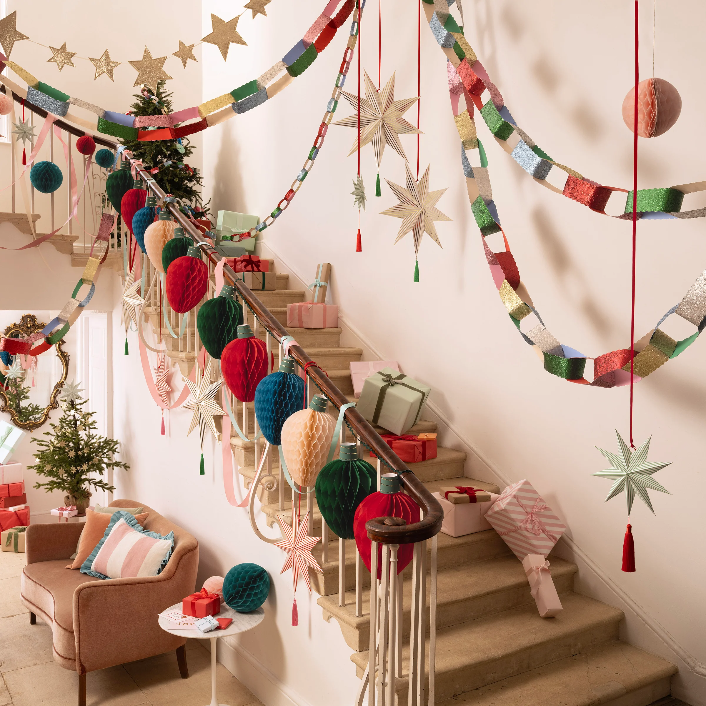 Giant Honeycomb String Light Garland - Image 2