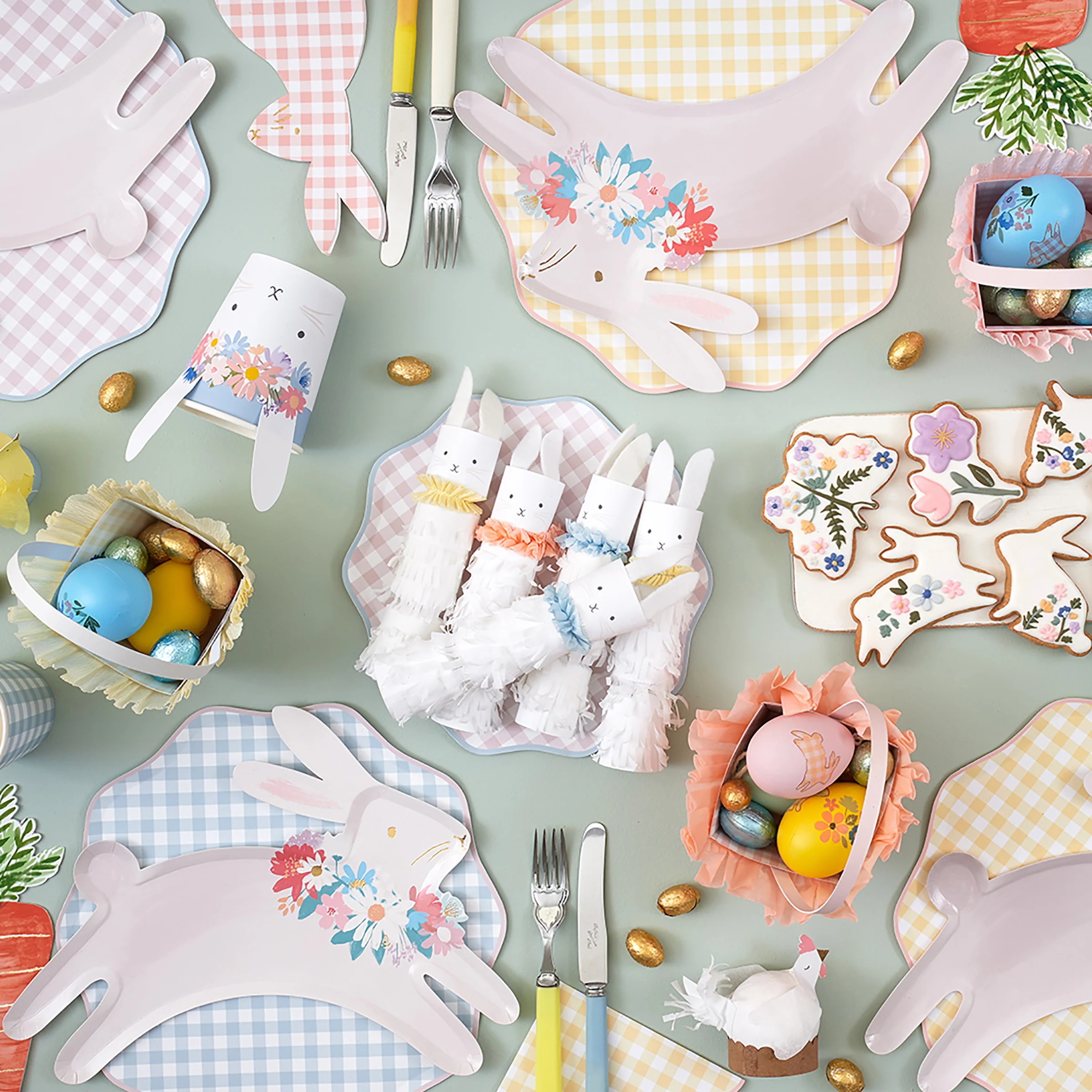 Gingham Side Plates (x 12) - Image 2