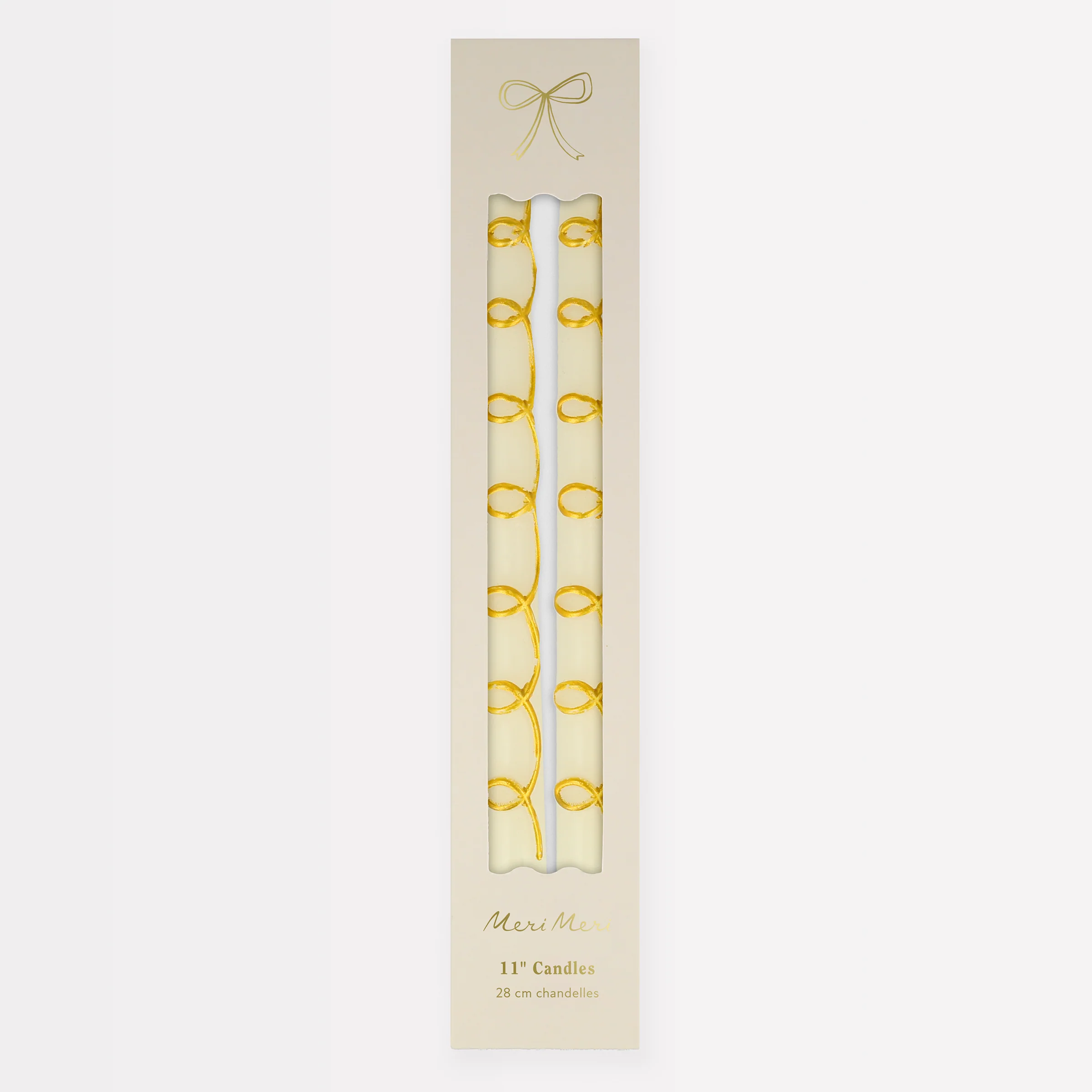 Gold Swirl Taper Candles (x 2) - Image 6